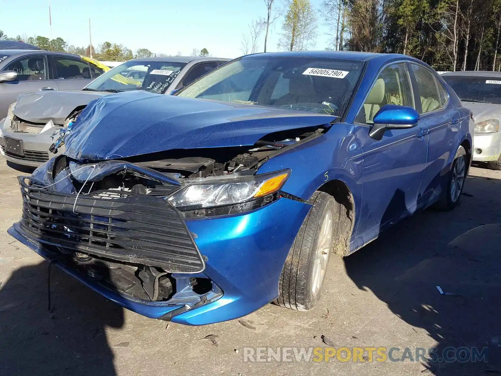 2 Photograph of a damaged car 4T1B11HK0KU208579 TOYOTA CAMRY 2019