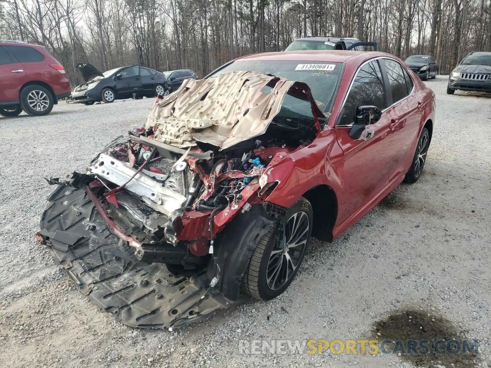 2 Photograph of a damaged car 4T1B11HK0KU209019 TOYOTA CAMRY 2019