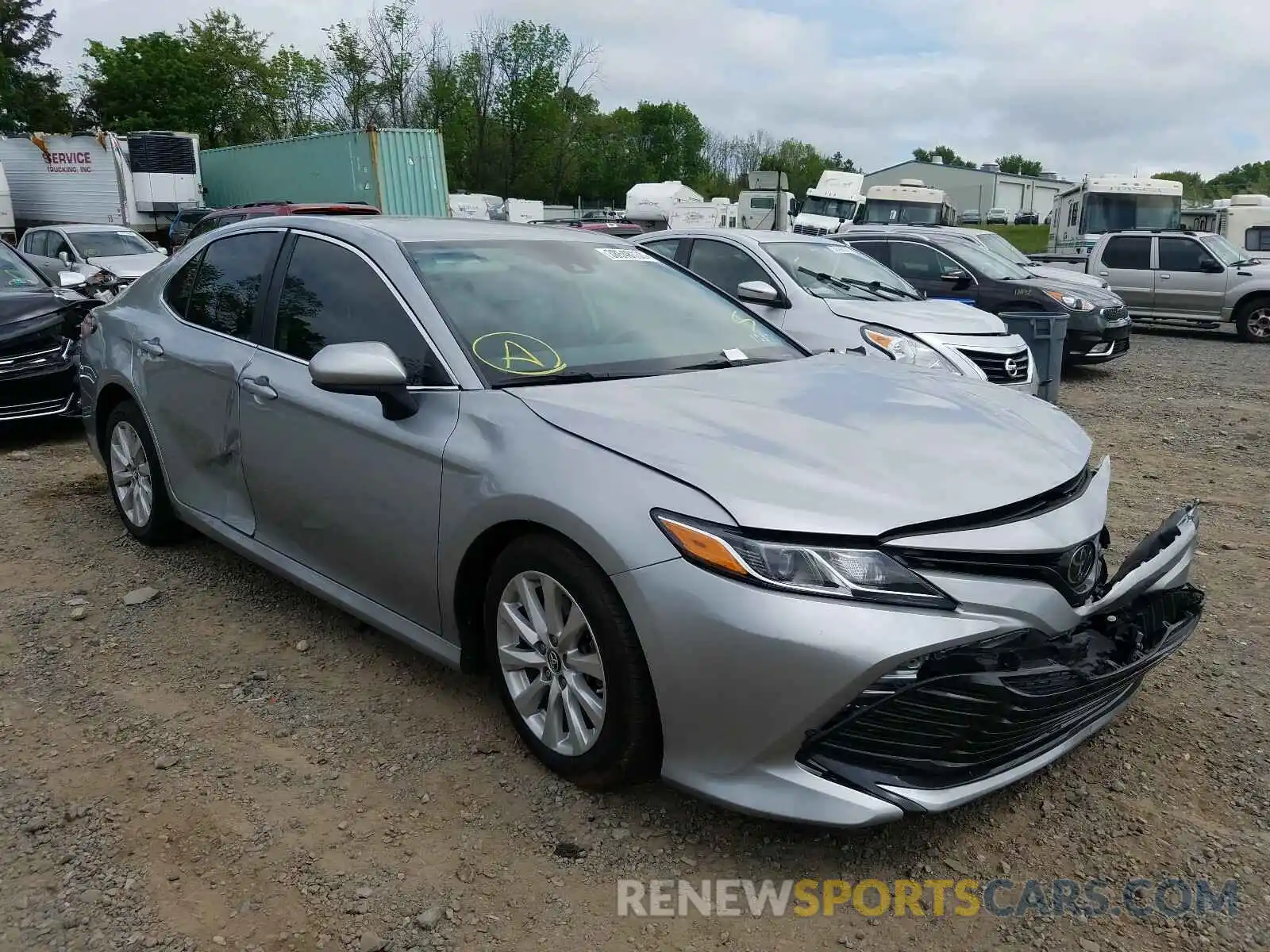 1 Photograph of a damaged car 4T1B11HK0KU209540 TOYOTA CAMRY 2019