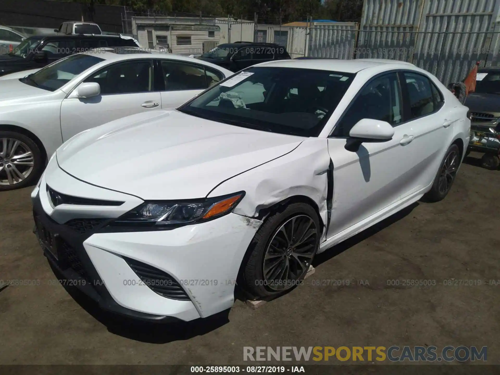 2 Photograph of a damaged car 4T1B11HK0KU210171 TOYOTA CAMRY 2019