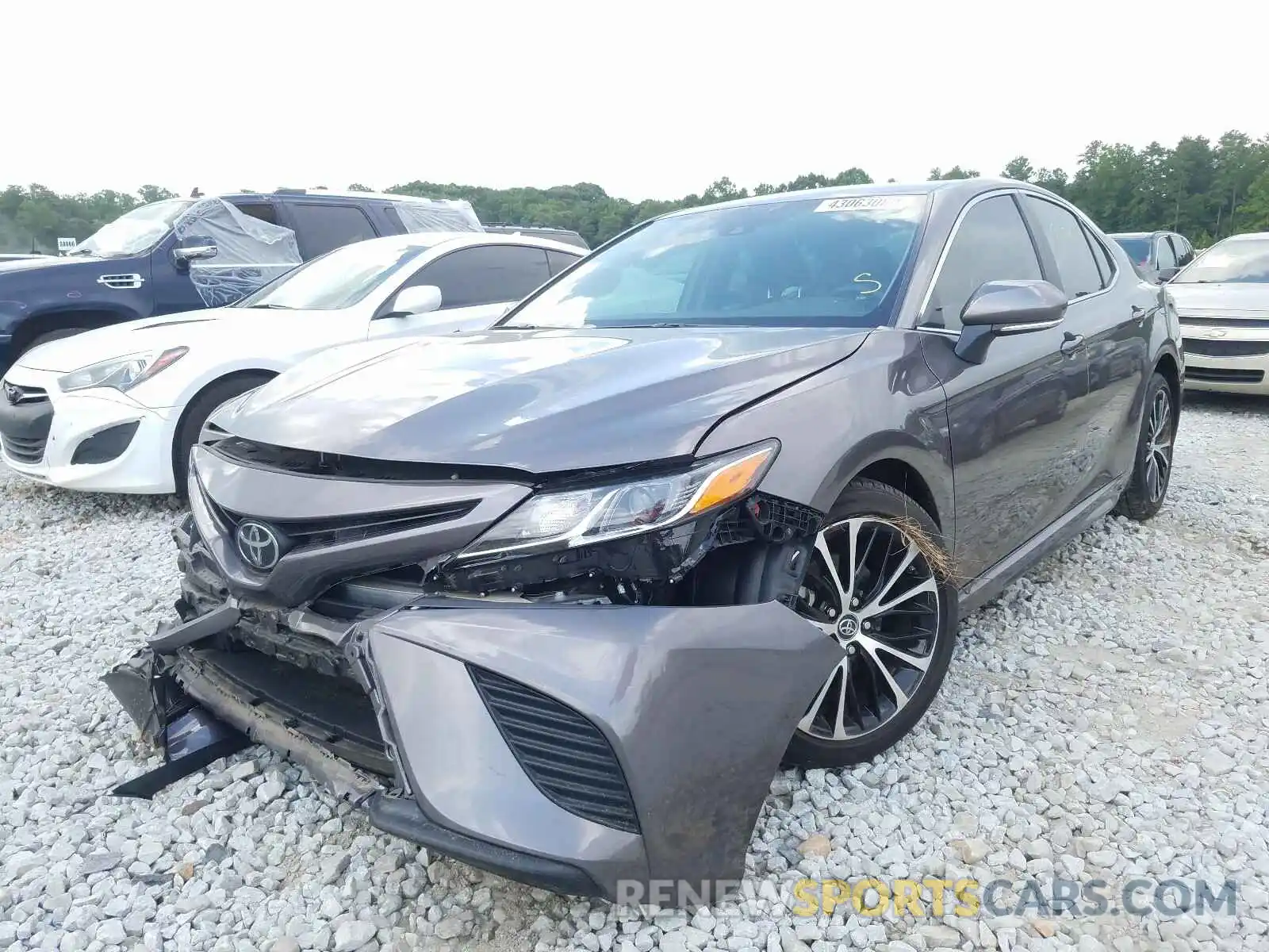 2 Photograph of a damaged car 4T1B11HK0KU216553 TOYOTA CAMRY 2019