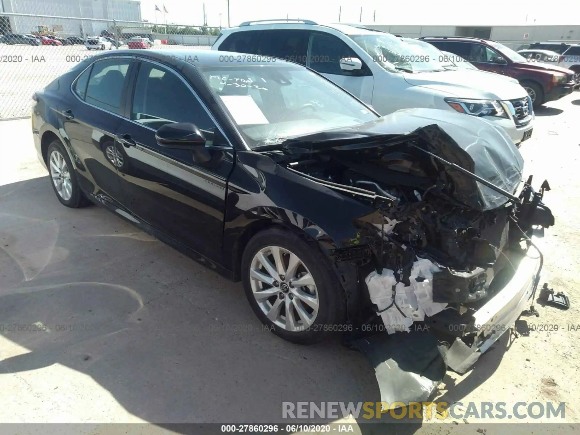 1 Photograph of a damaged car 4T1B11HK0KU217430 TOYOTA CAMRY 2019