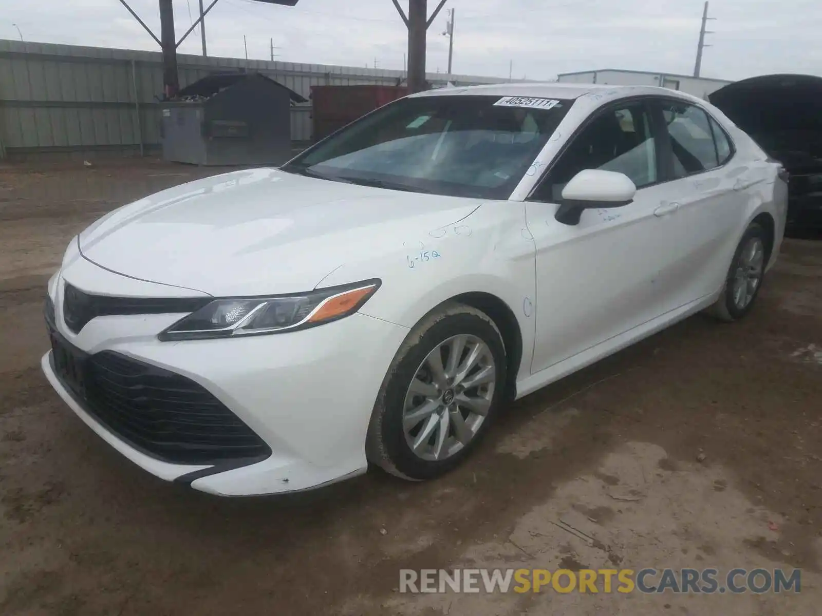 2 Photograph of a damaged car 4T1B11HK0KU218450 TOYOTA CAMRY 2019