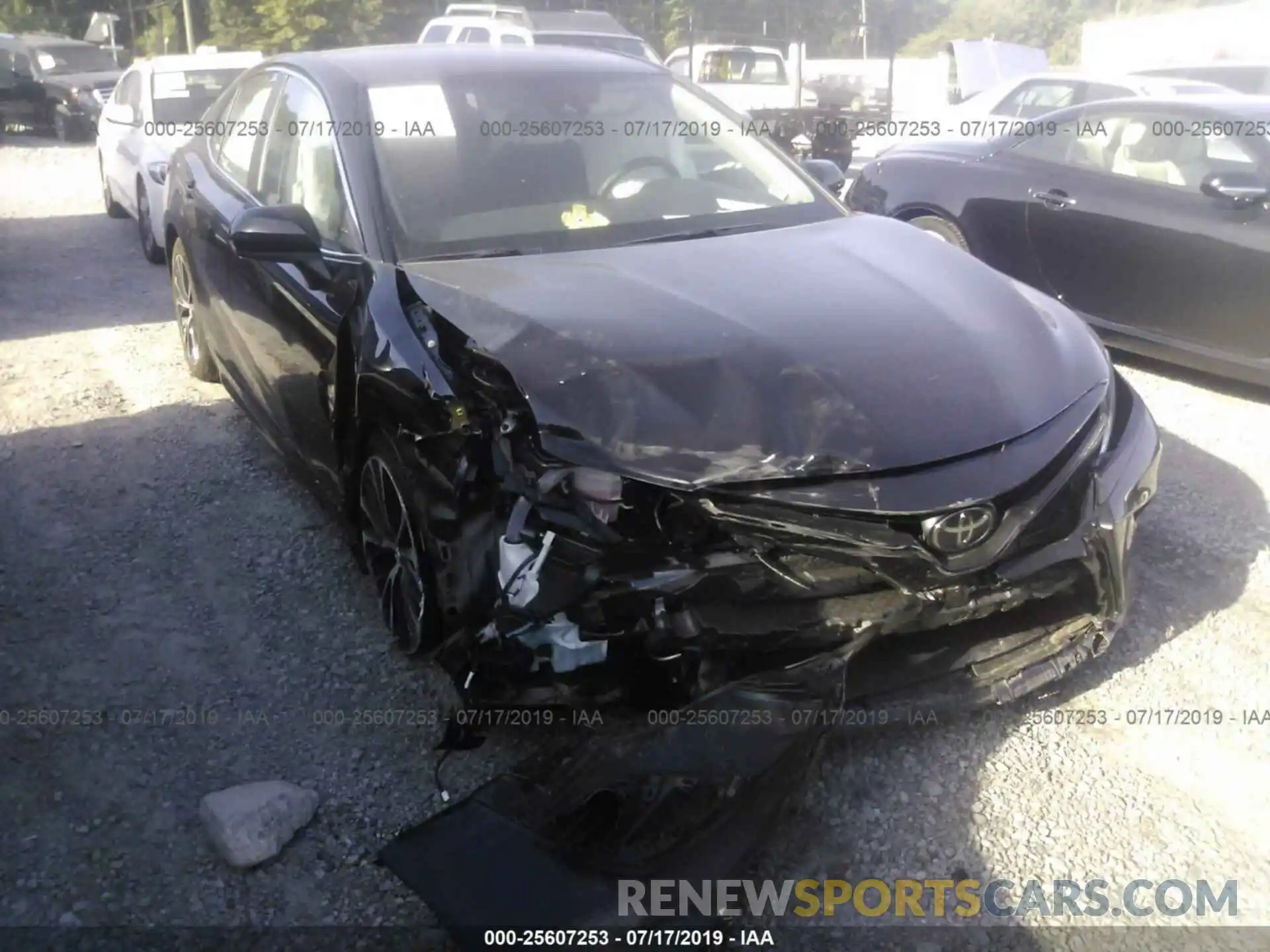 1 Photograph of a damaged car 4T1B11HK0KU219324 TOYOTA CAMRY 2019