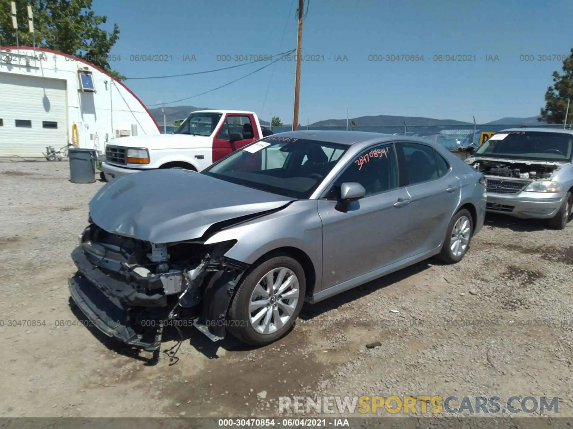 2 Photograph of a damaged car 4T1B11HK0KU220179 TOYOTA CAMRY 2019