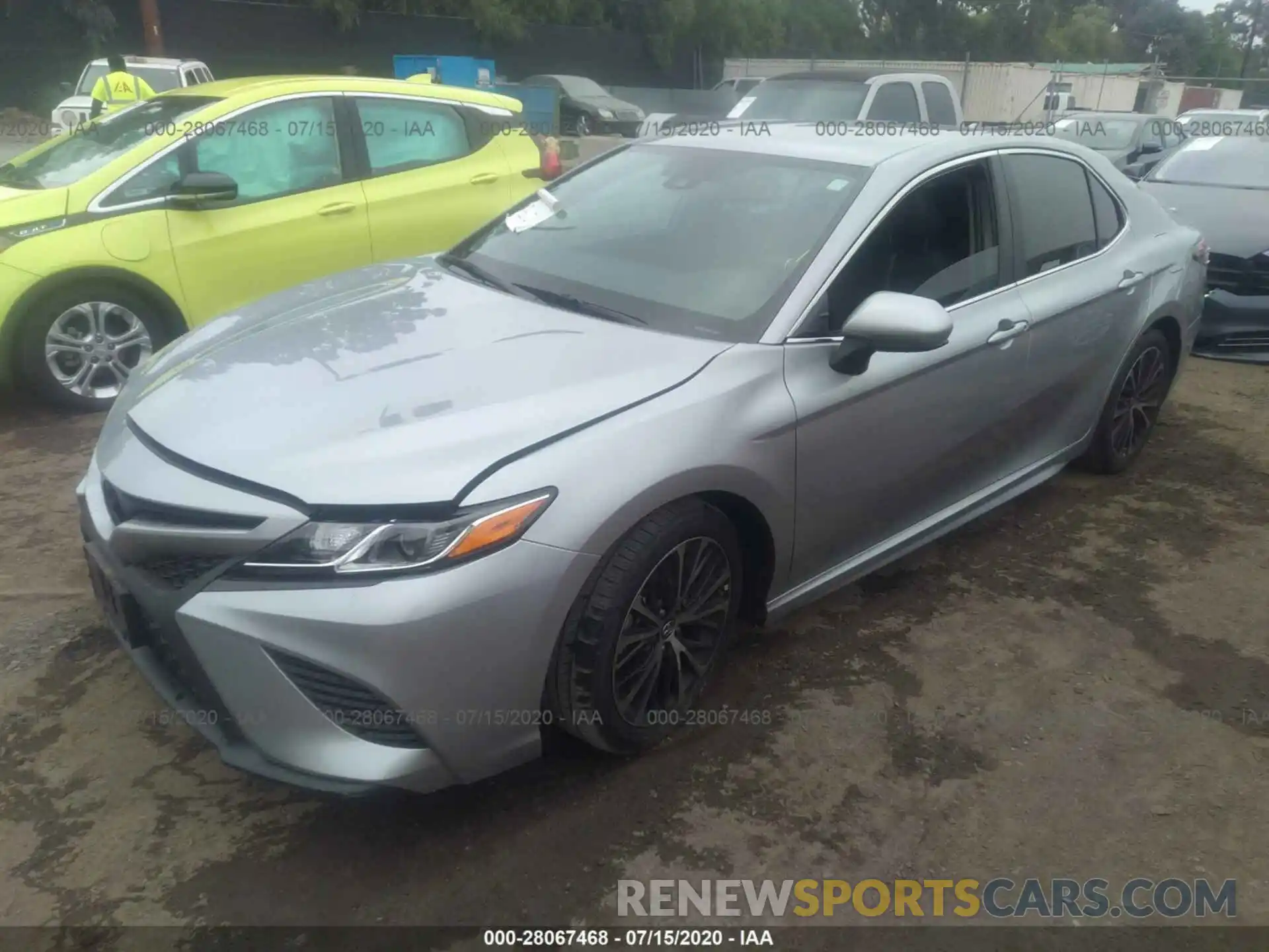 2 Photograph of a damaged car 4T1B11HK0KU222126 TOYOTA CAMRY 2019