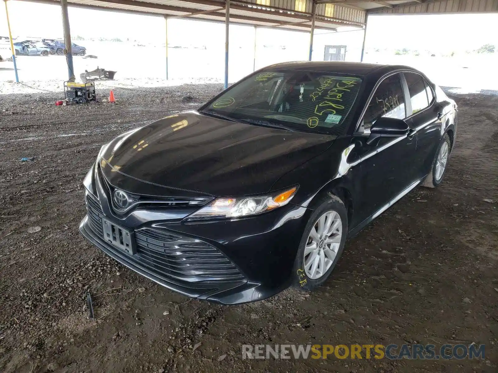 2 Photograph of a damaged car 4T1B11HK0KU224474 TOYOTA CAMRY 2019