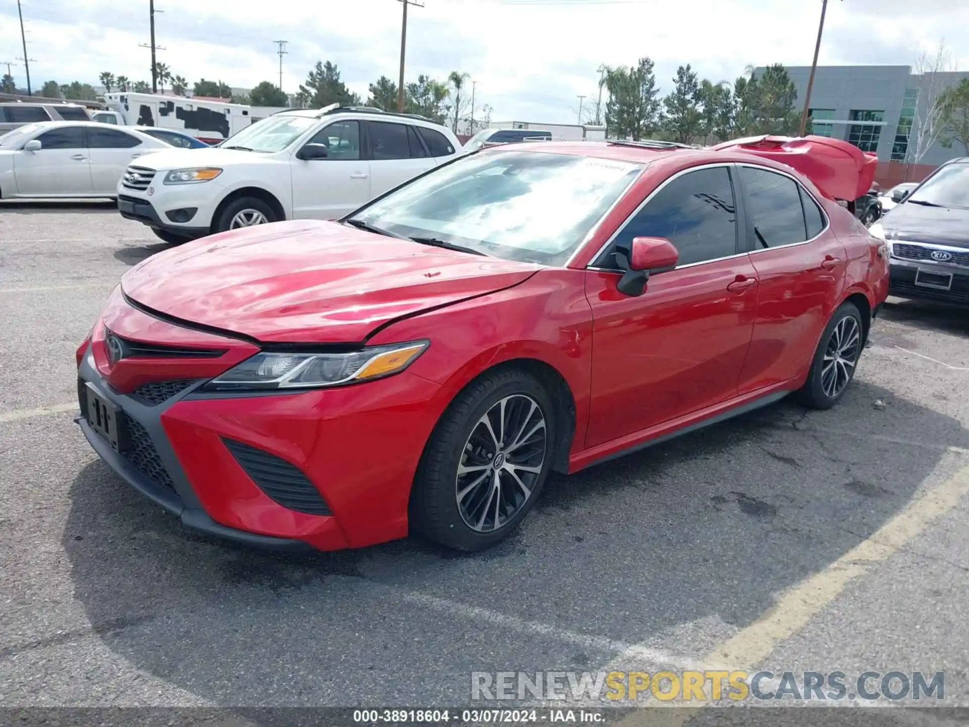 2 Photograph of a damaged car 4T1B11HK0KU225155 TOYOTA CAMRY 2019