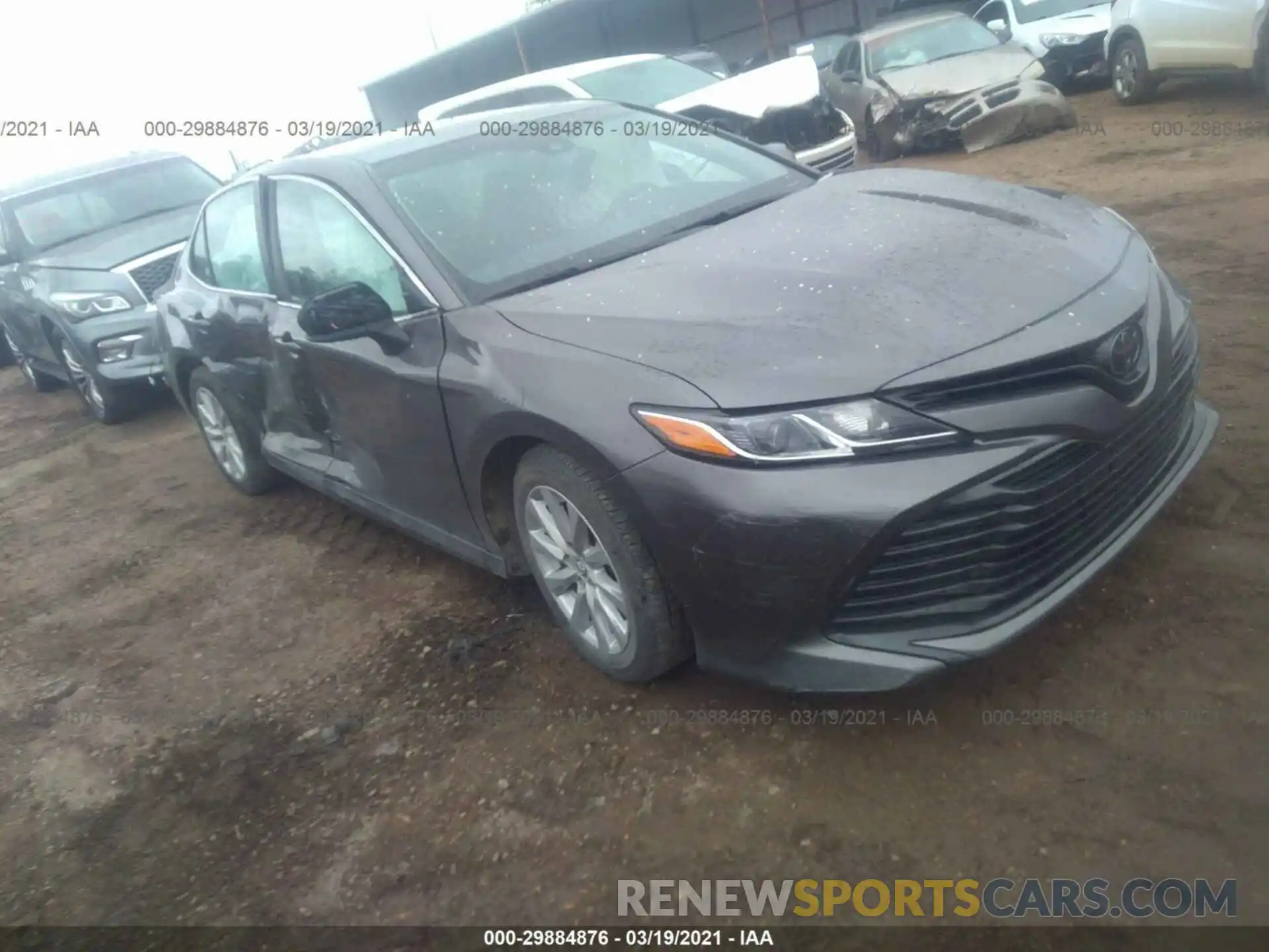 1 Photograph of a damaged car 4T1B11HK0KU226919 TOYOTA CAMRY 2019