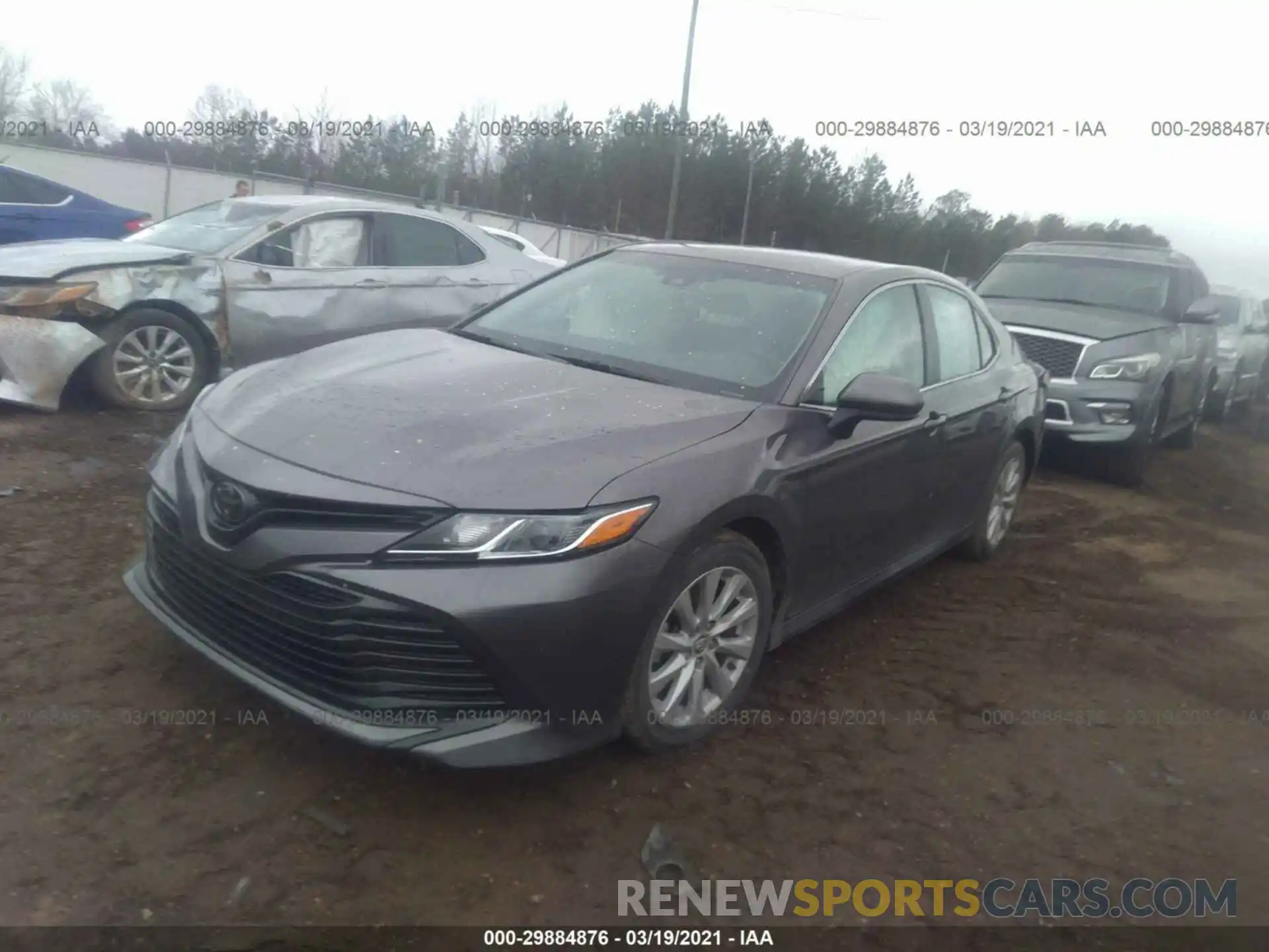 2 Photograph of a damaged car 4T1B11HK0KU226919 TOYOTA CAMRY 2019