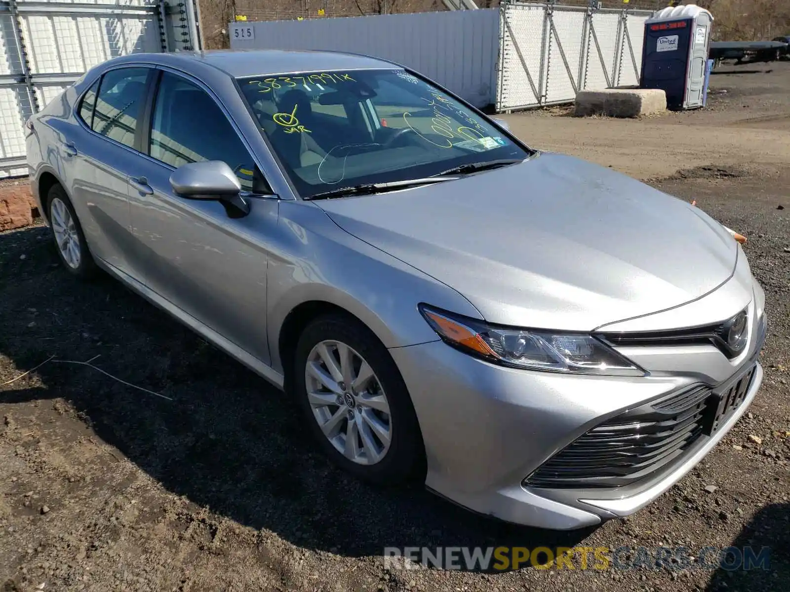 1 Photograph of a damaged car 4T1B11HK0KU227214 TOYOTA CAMRY 2019