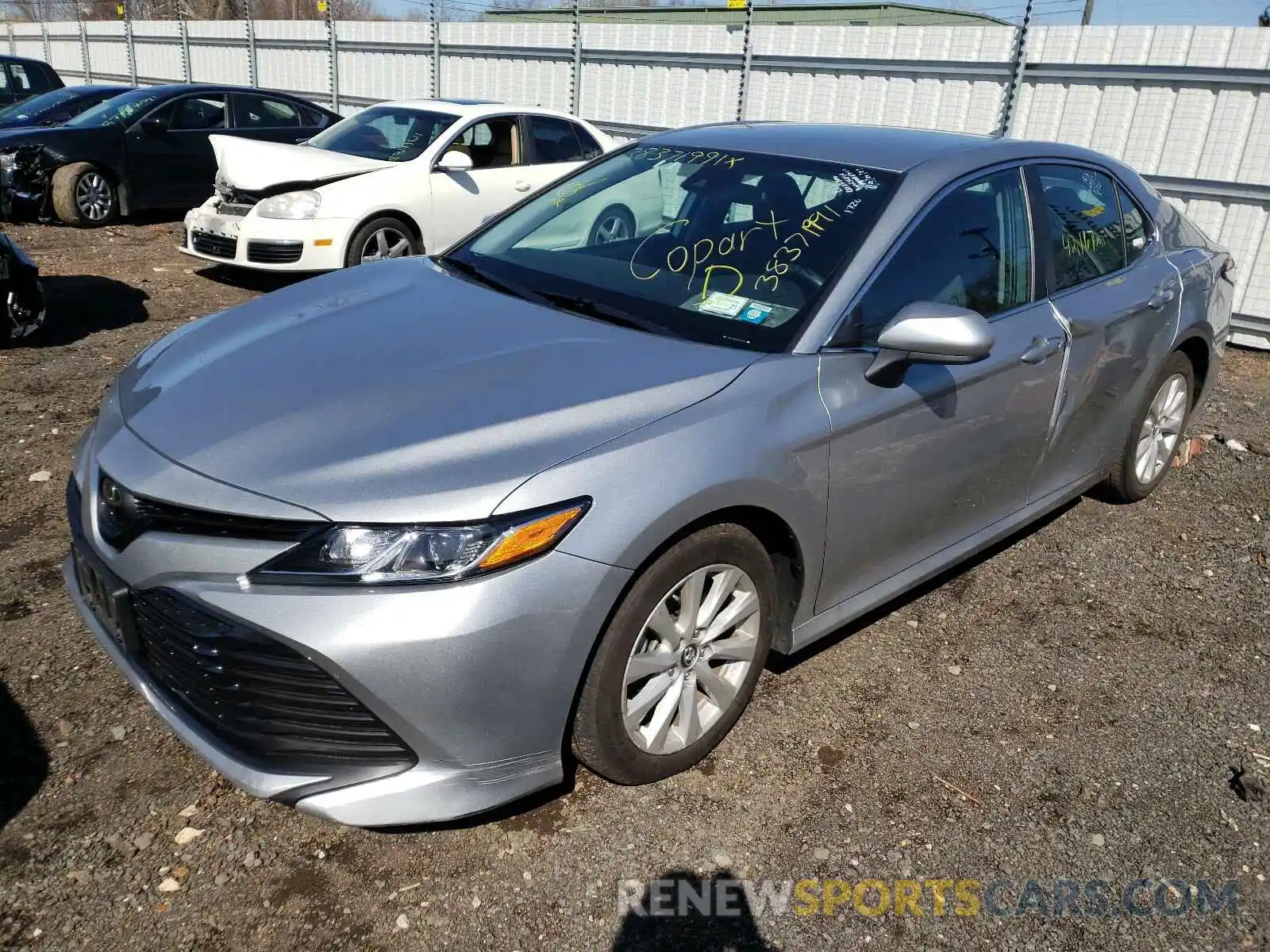 2 Photograph of a damaged car 4T1B11HK0KU227214 TOYOTA CAMRY 2019