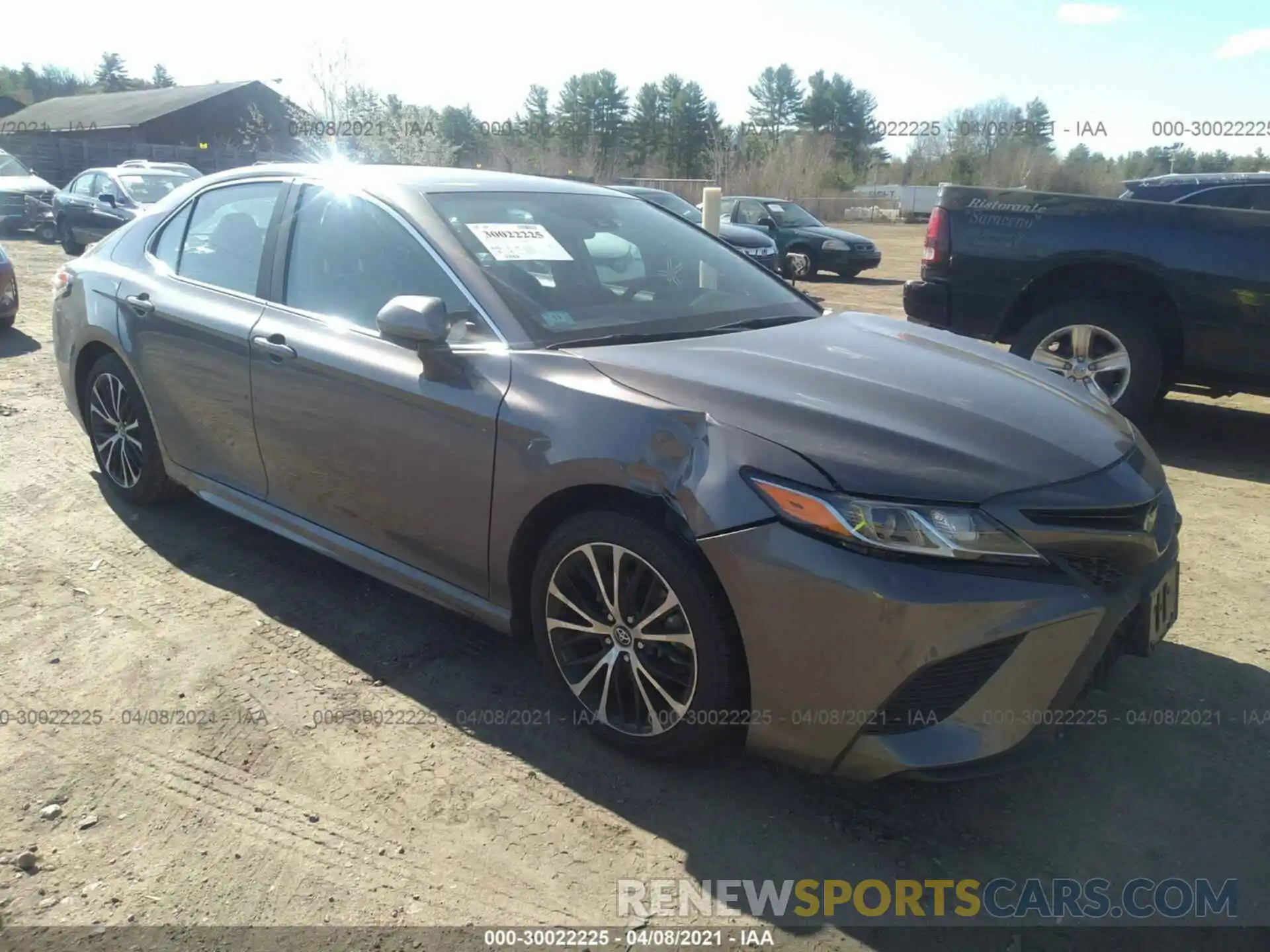 1 Photograph of a damaged car 4T1B11HK0KU227827 TOYOTA CAMRY 2019