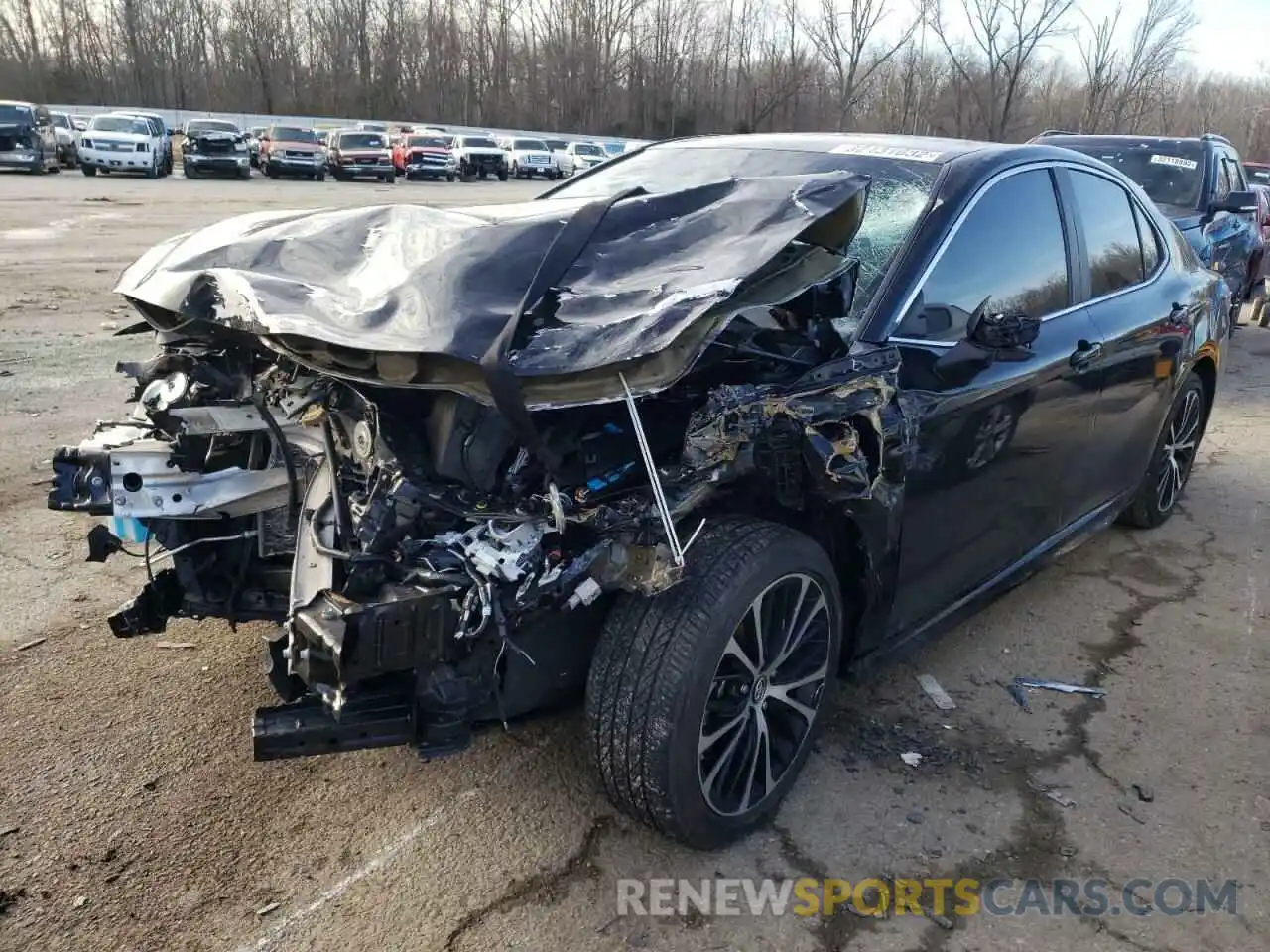 2 Photograph of a damaged car 4T1B11HK0KU227925 TOYOTA CAMRY 2019