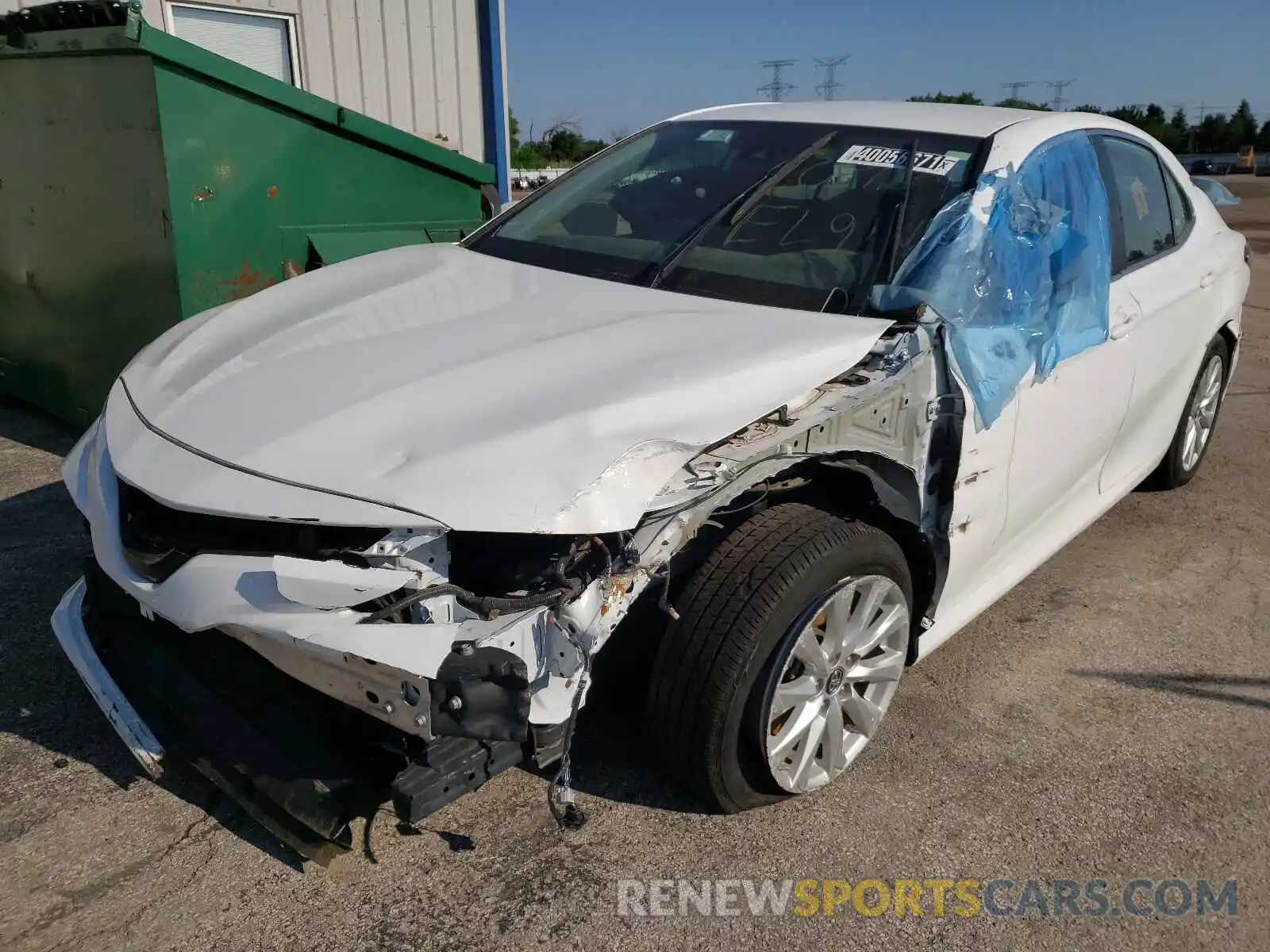 2 Photograph of a damaged car 4T1B11HK0KU228430 TOYOTA CAMRY 2019