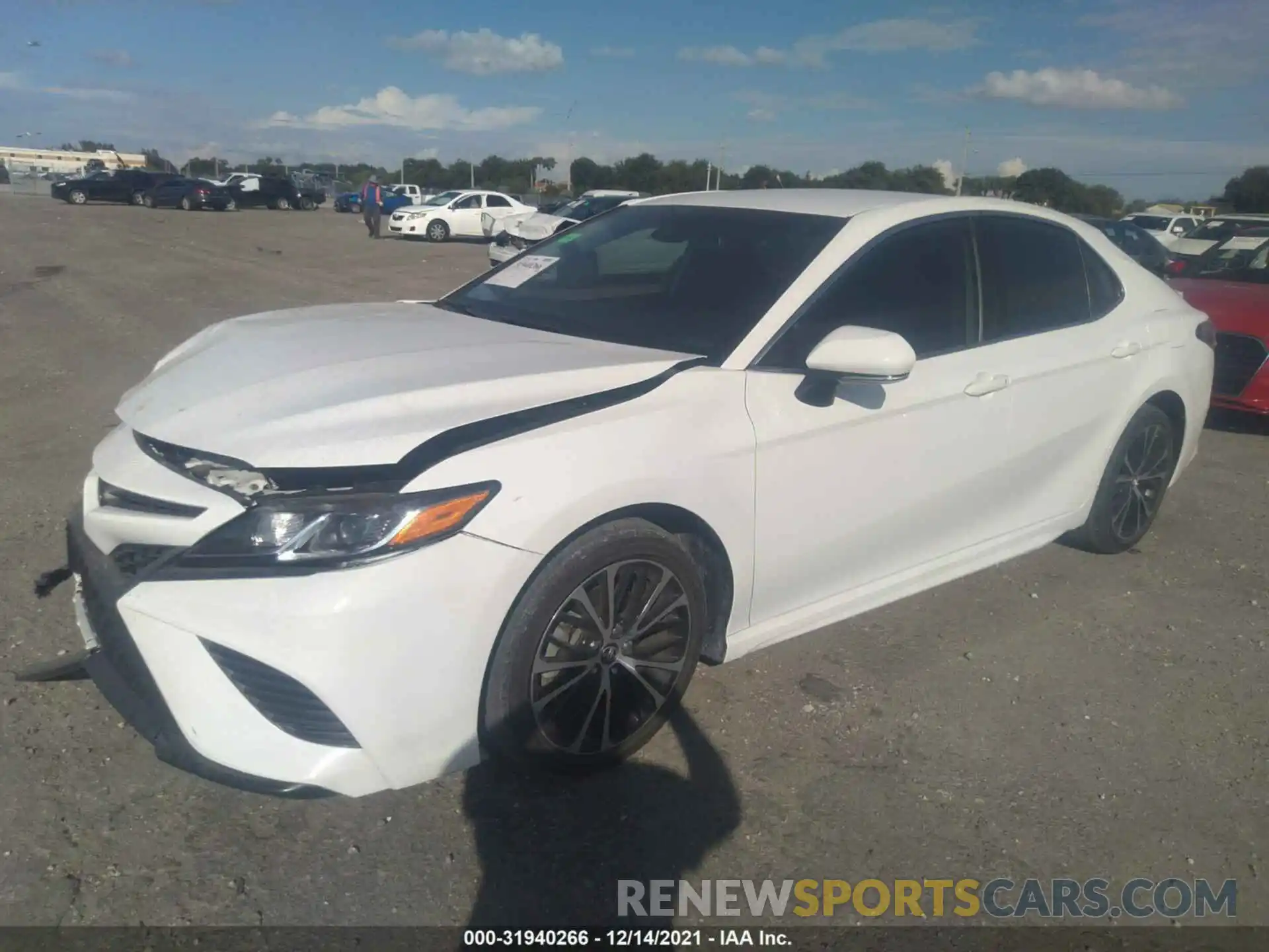 2 Photograph of a damaged car 4T1B11HK0KU231344 TOYOTA CAMRY 2019