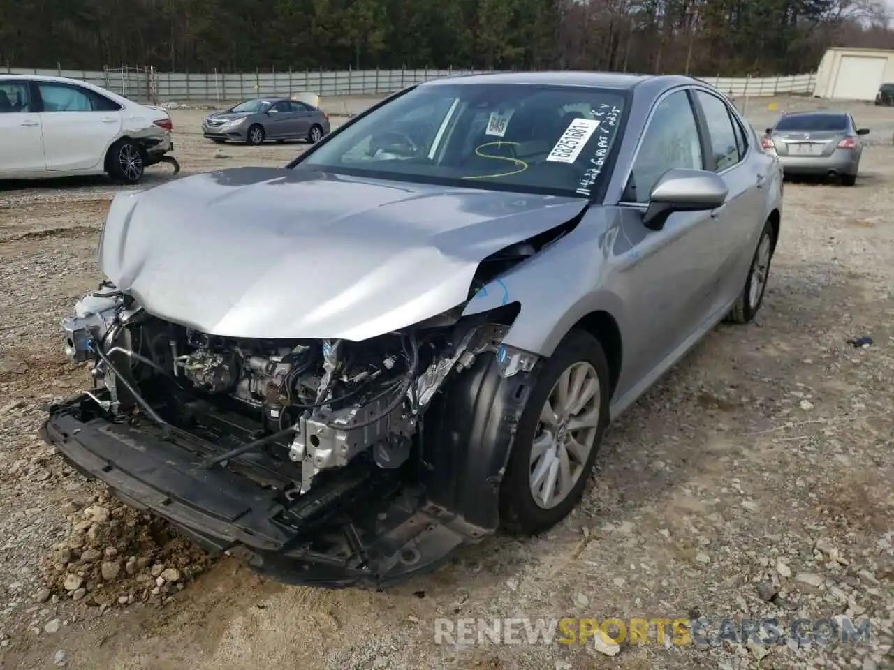 2 Photograph of a damaged car 4T1B11HK0KU232235 TOYOTA CAMRY 2019