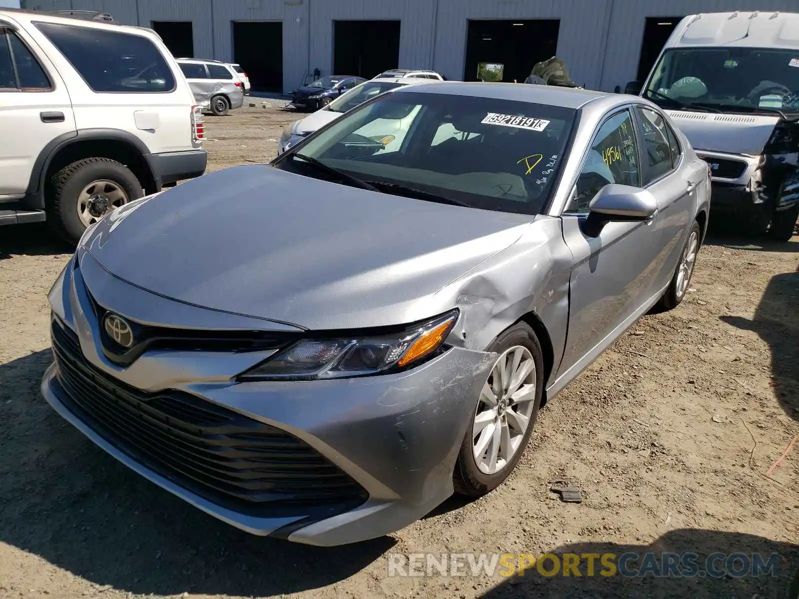 2 Photograph of a damaged car 4T1B11HK0KU234034 TOYOTA CAMRY 2019