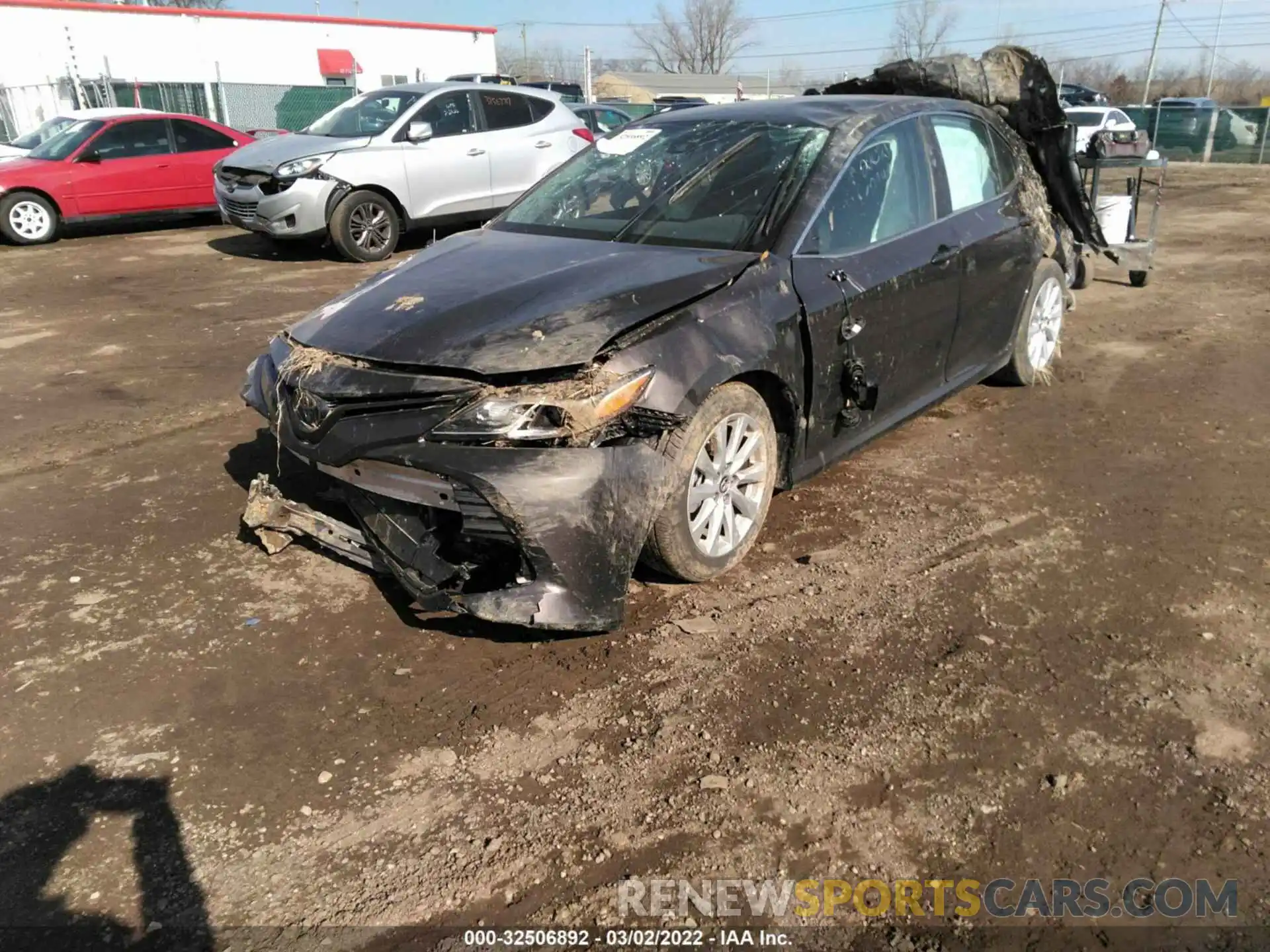 2 Photograph of a damaged car 4T1B11HK0KU235037 TOYOTA CAMRY 2019