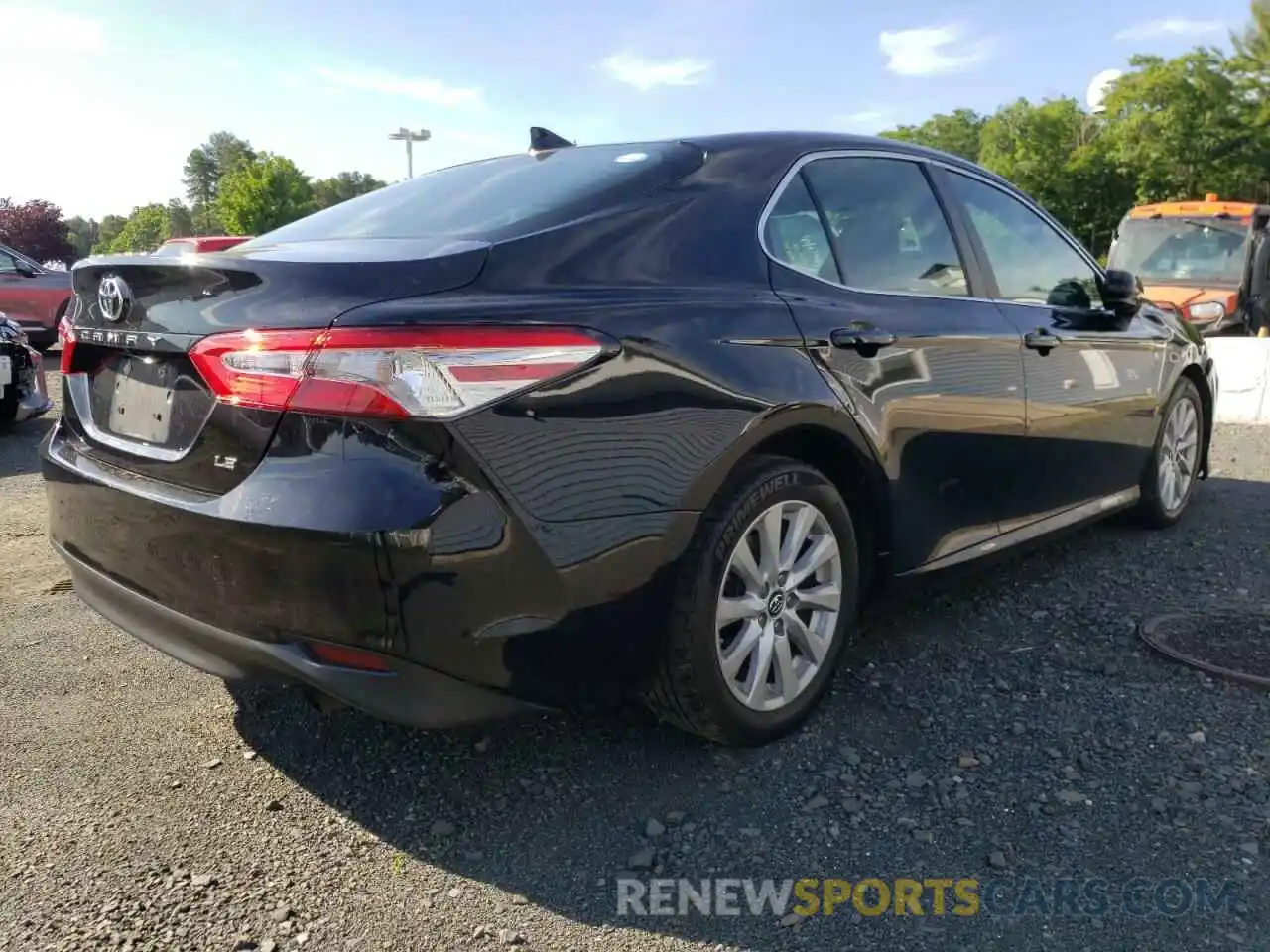 4 Photograph of a damaged car 4T1B11HK0KU235989 TOYOTA CAMRY 2019