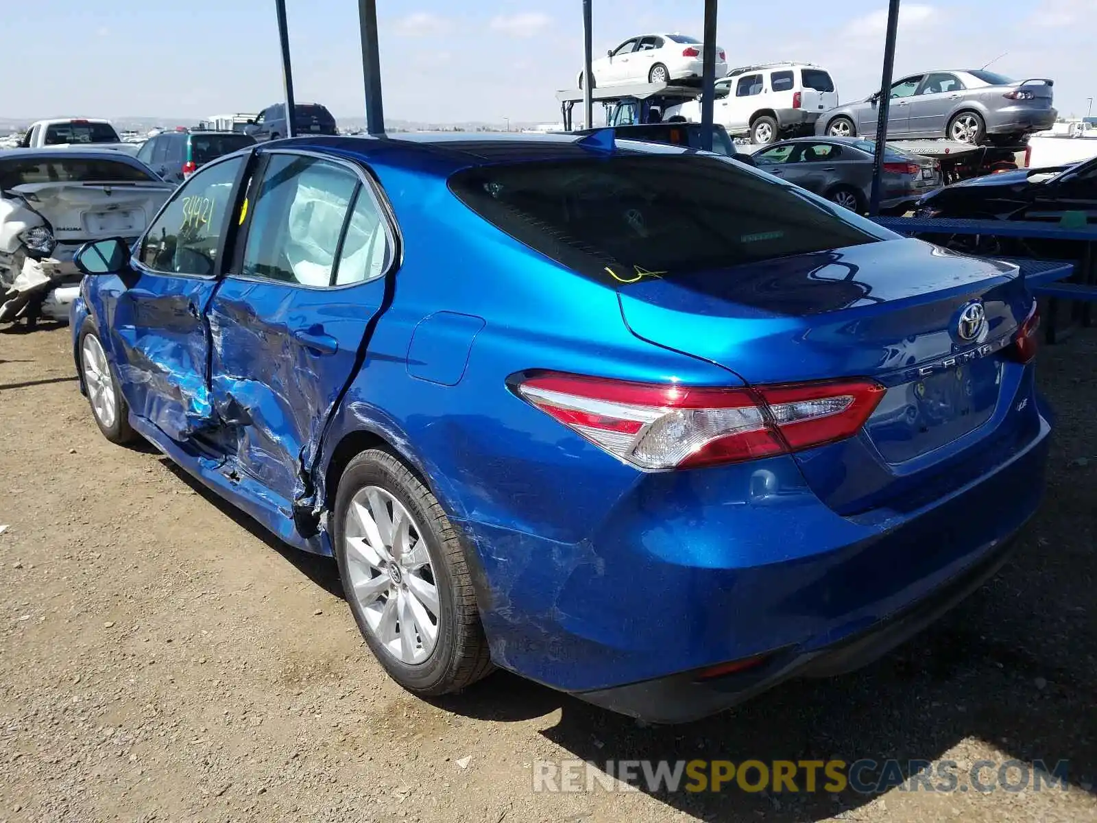 3 Photograph of a damaged car 4T1B11HK0KU236690 TOYOTA CAMRY 2019