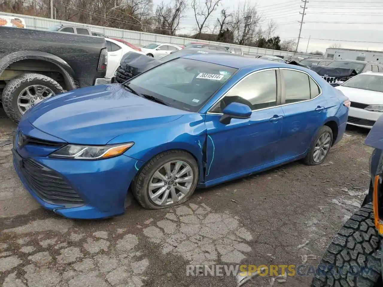 1 Photograph of a damaged car 4T1B11HK0KU237399 TOYOTA CAMRY 2019