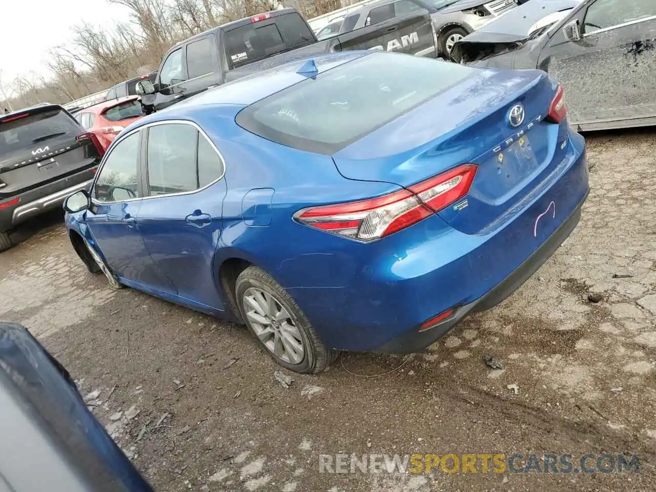 2 Photograph of a damaged car 4T1B11HK0KU237399 TOYOTA CAMRY 2019