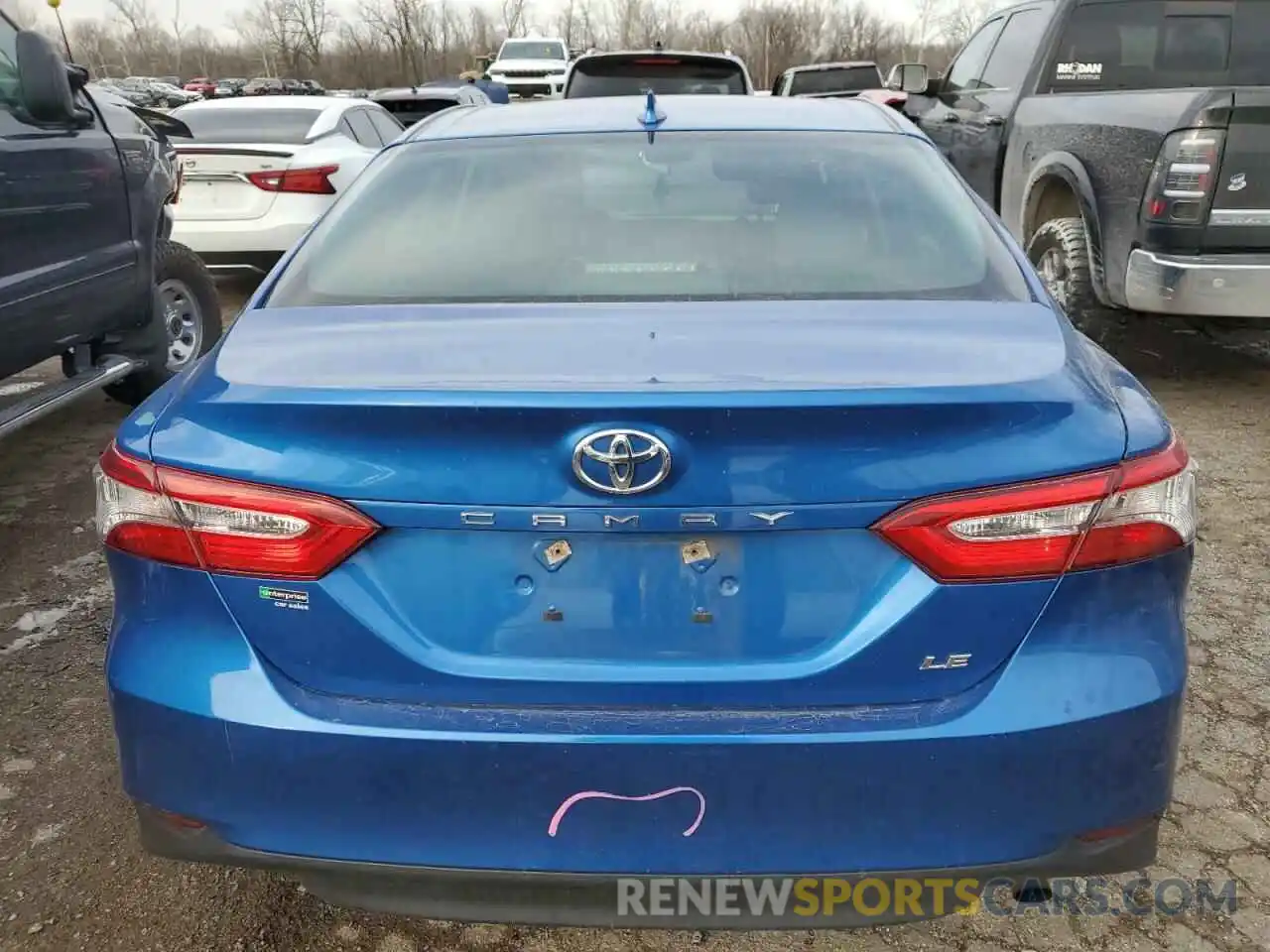 6 Photograph of a damaged car 4T1B11HK0KU237399 TOYOTA CAMRY 2019