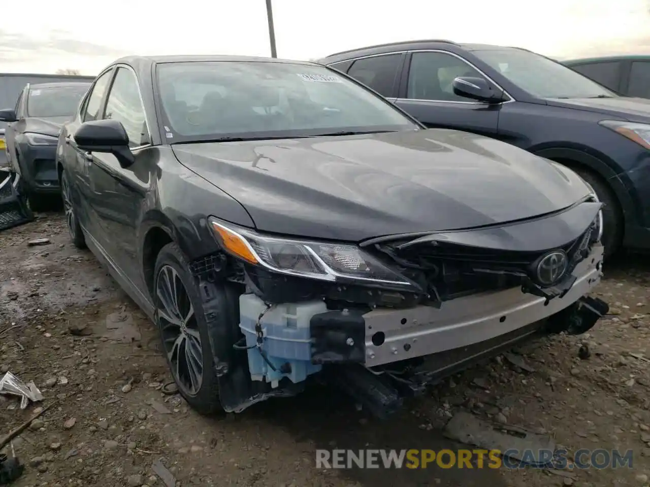 1 Photograph of a damaged car 4T1B11HK0KU238181 TOYOTA CAMRY 2019