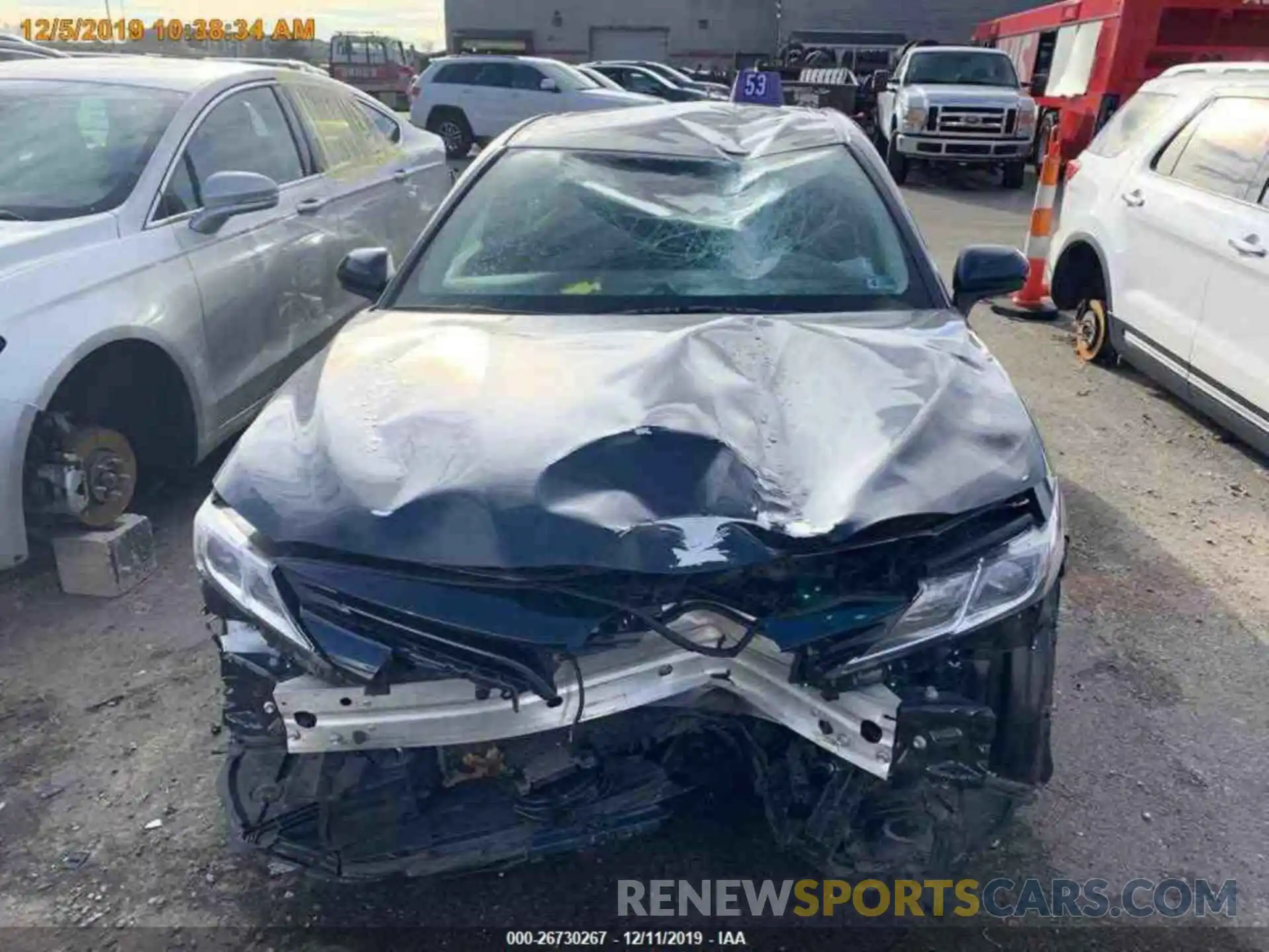 12 Photograph of a damaged car 4T1B11HK0KU238391 TOYOTA CAMRY 2019