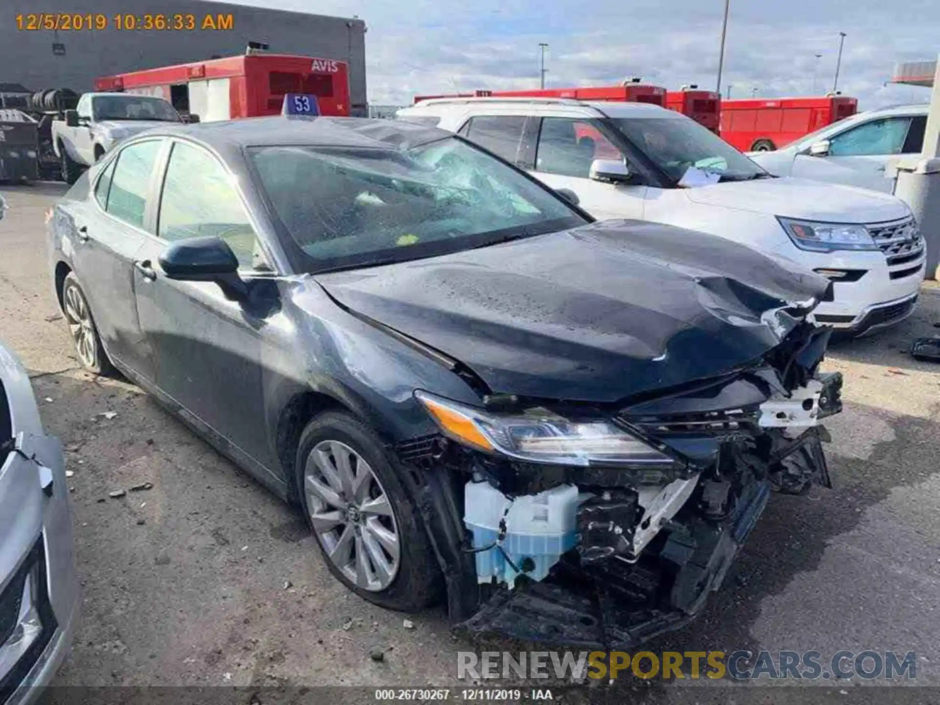 13 Photograph of a damaged car 4T1B11HK0KU238391 TOYOTA CAMRY 2019