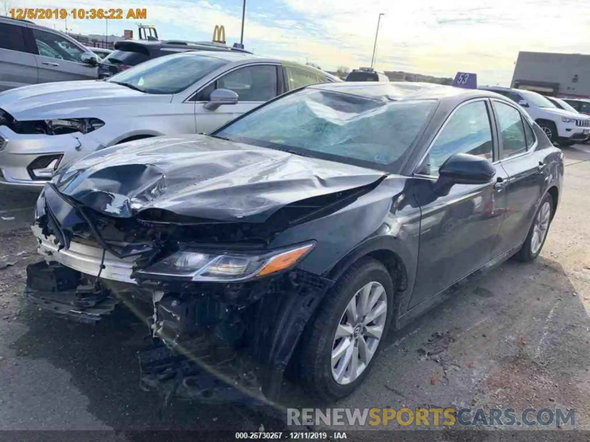 15 Photograph of a damaged car 4T1B11HK0KU238391 TOYOTA CAMRY 2019