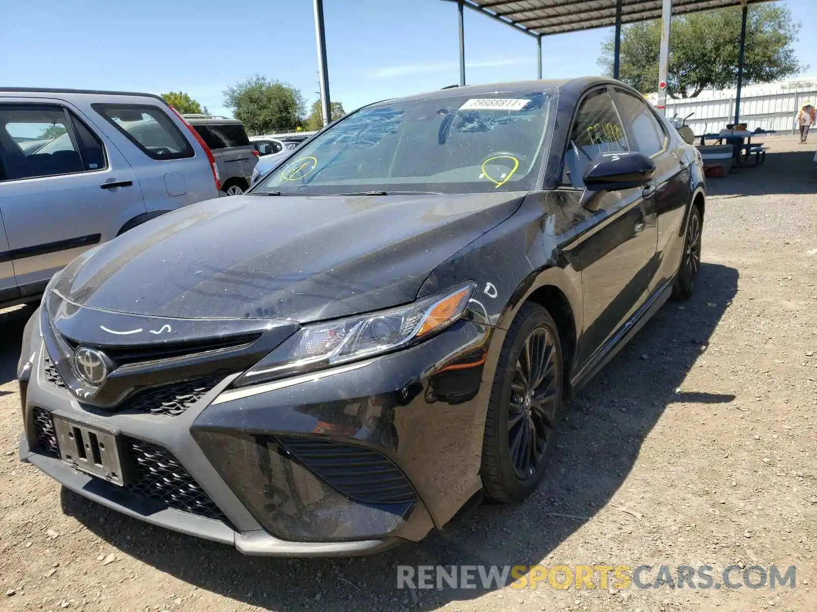 2 Photograph of a damaged car 4T1B11HK0KU238438 TOYOTA CAMRY 2019