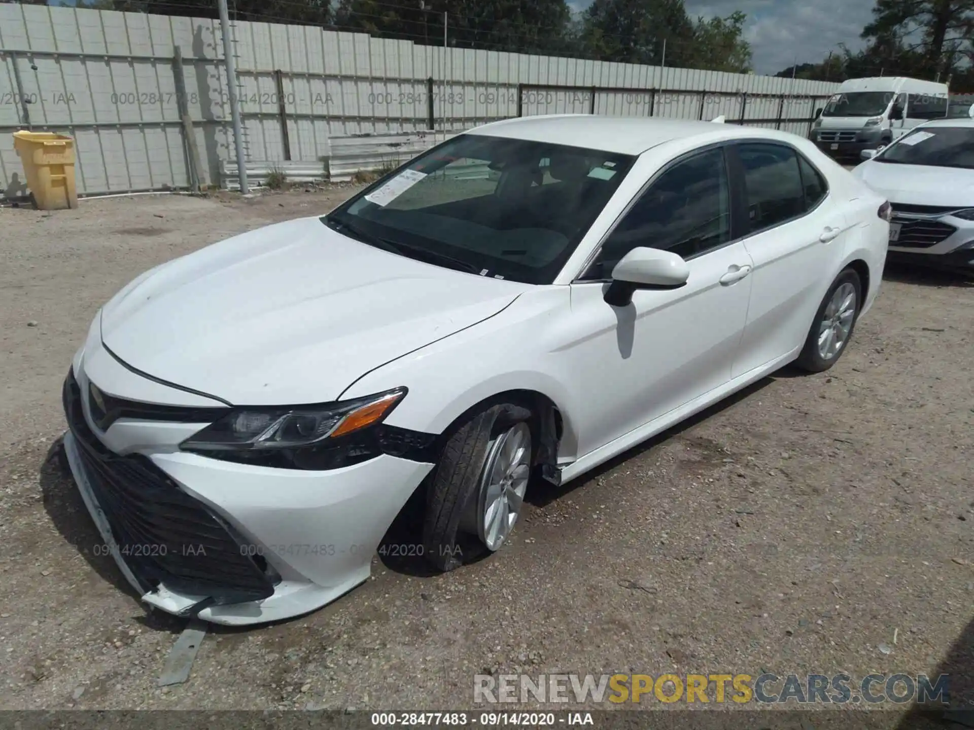 2 Photograph of a damaged car 4T1B11HK0KU241341 TOYOTA CAMRY 2019