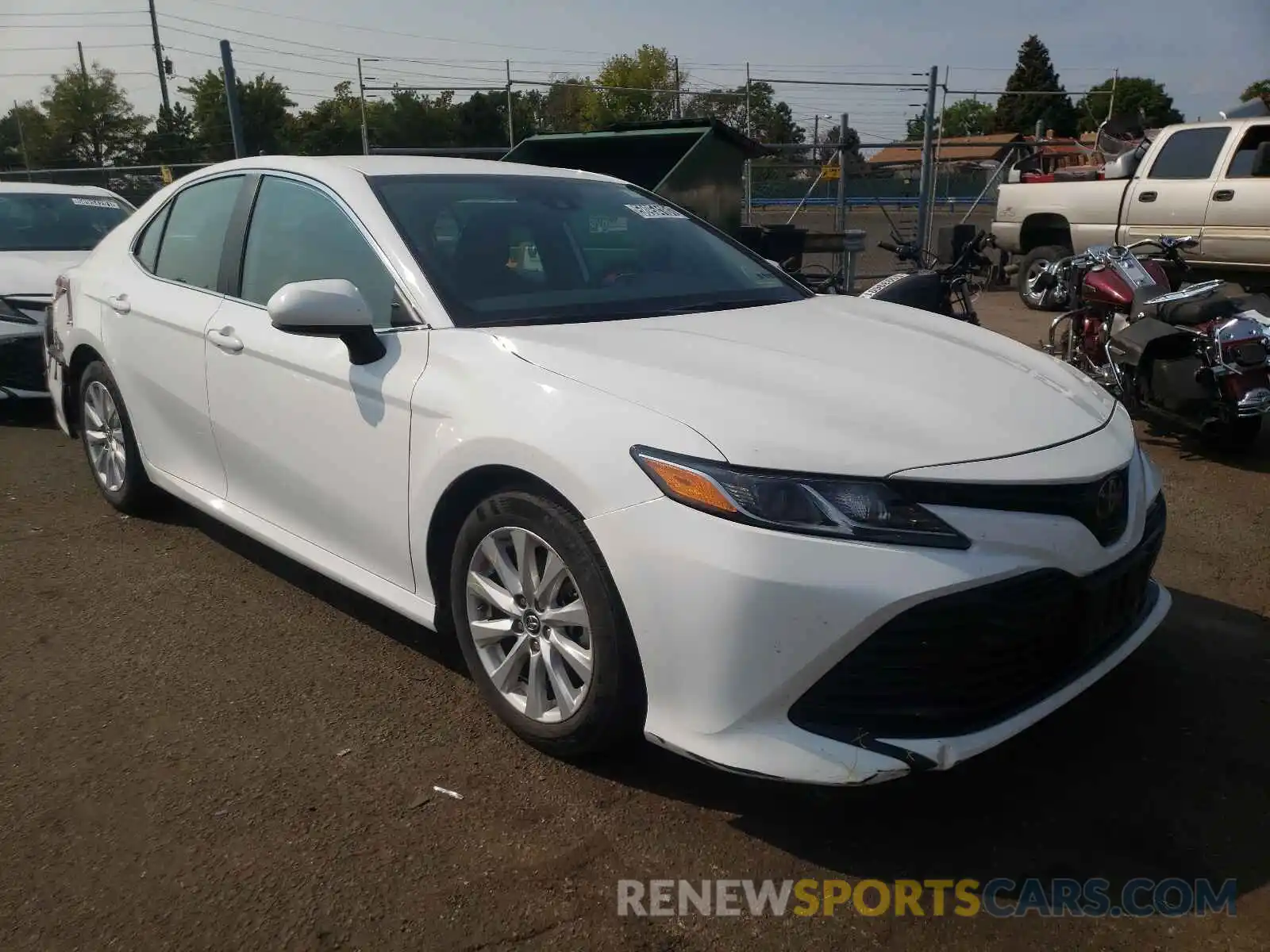 1 Photograph of a damaged car 4T1B11HK0KU241484 TOYOTA CAMRY 2019