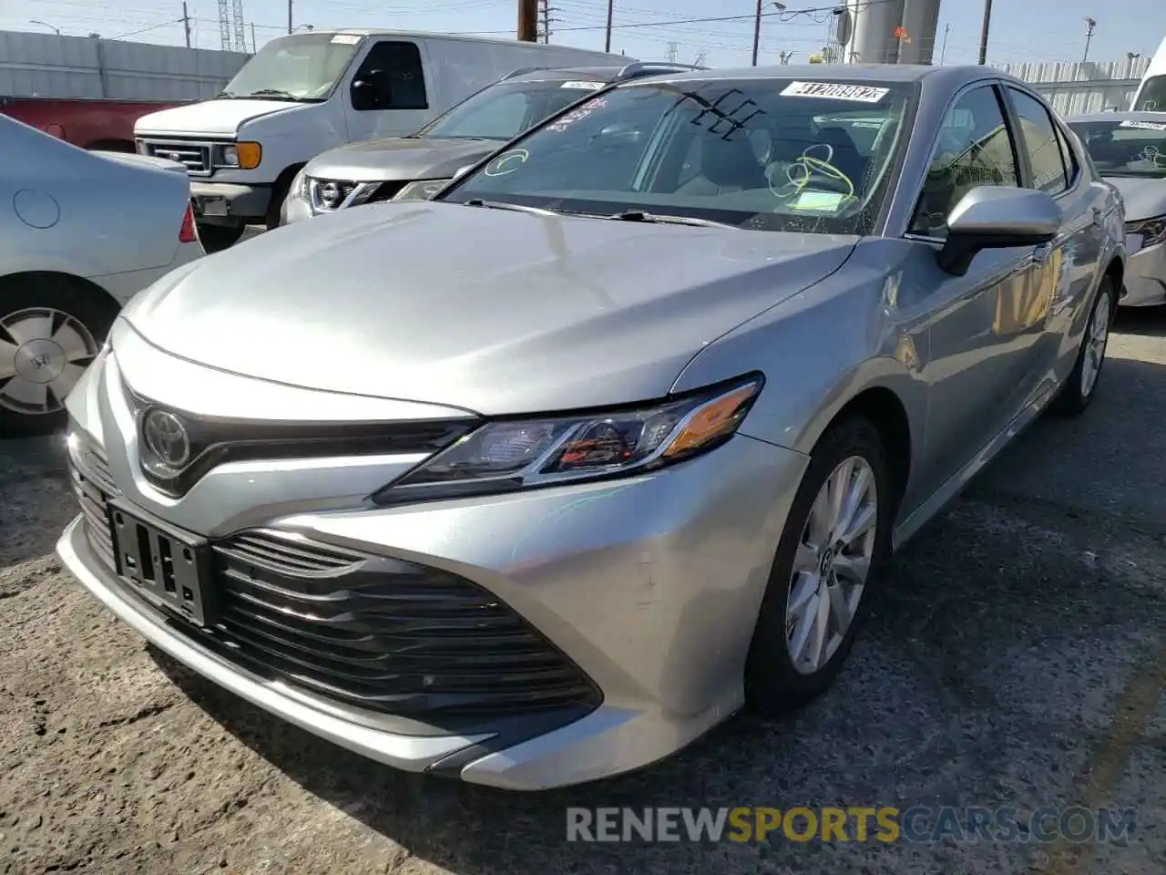 2 Photograph of a damaged car 4T1B11HK0KU241632 TOYOTA CAMRY 2019