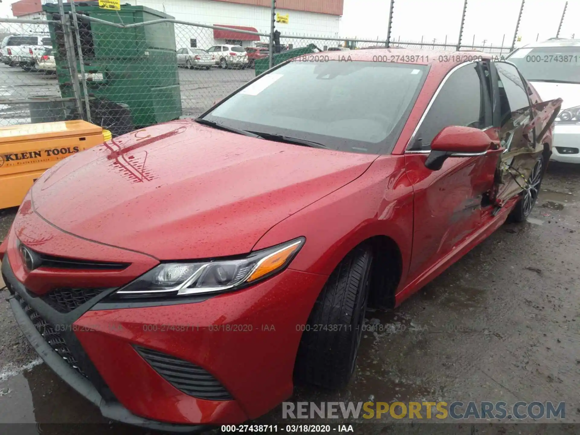 2 Photograph of a damaged car 4T1B11HK0KU241677 TOYOTA CAMRY 2019