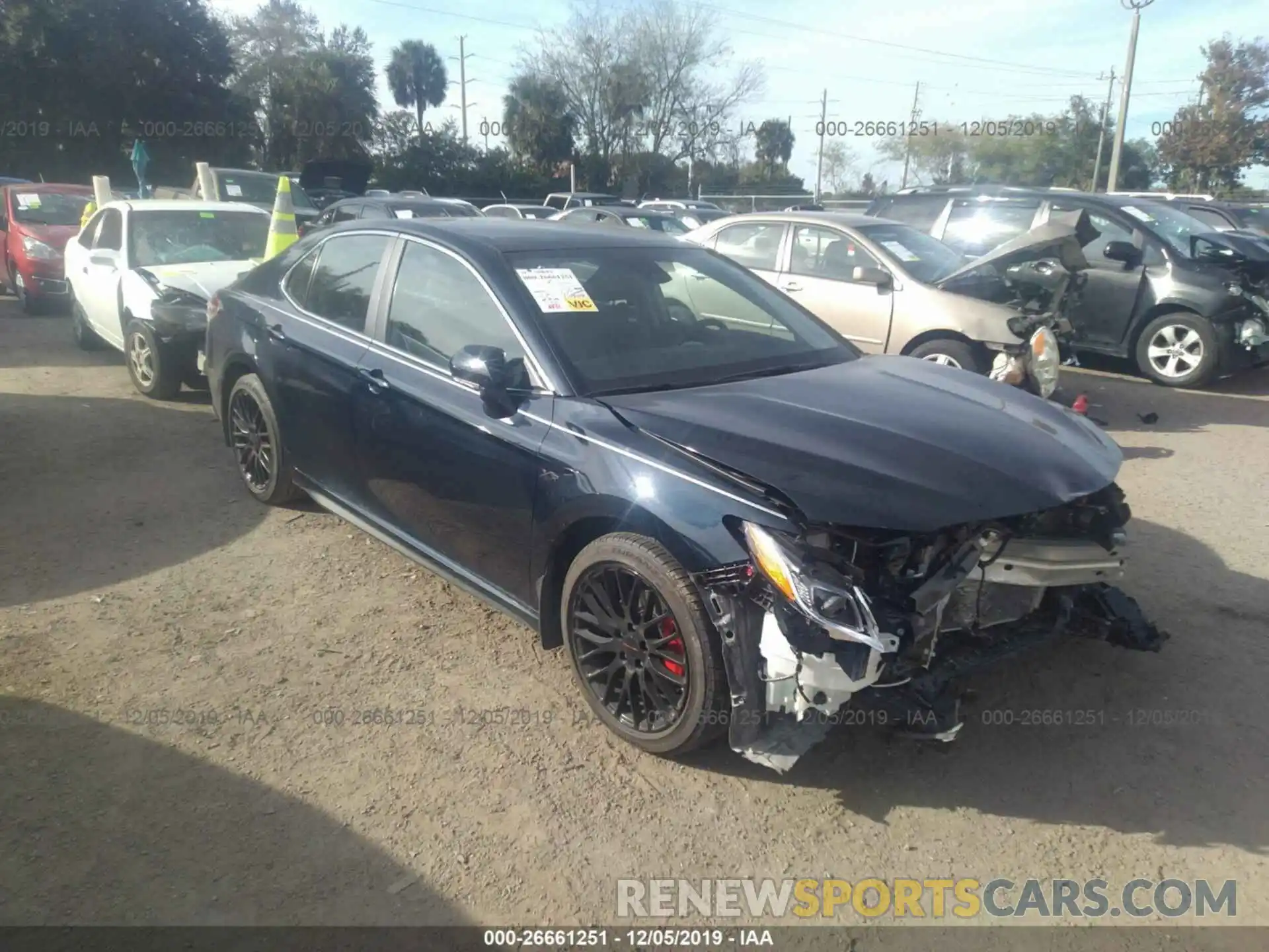 1 Photograph of a damaged car 4T1B11HK0KU243350 TOYOTA CAMRY 2019