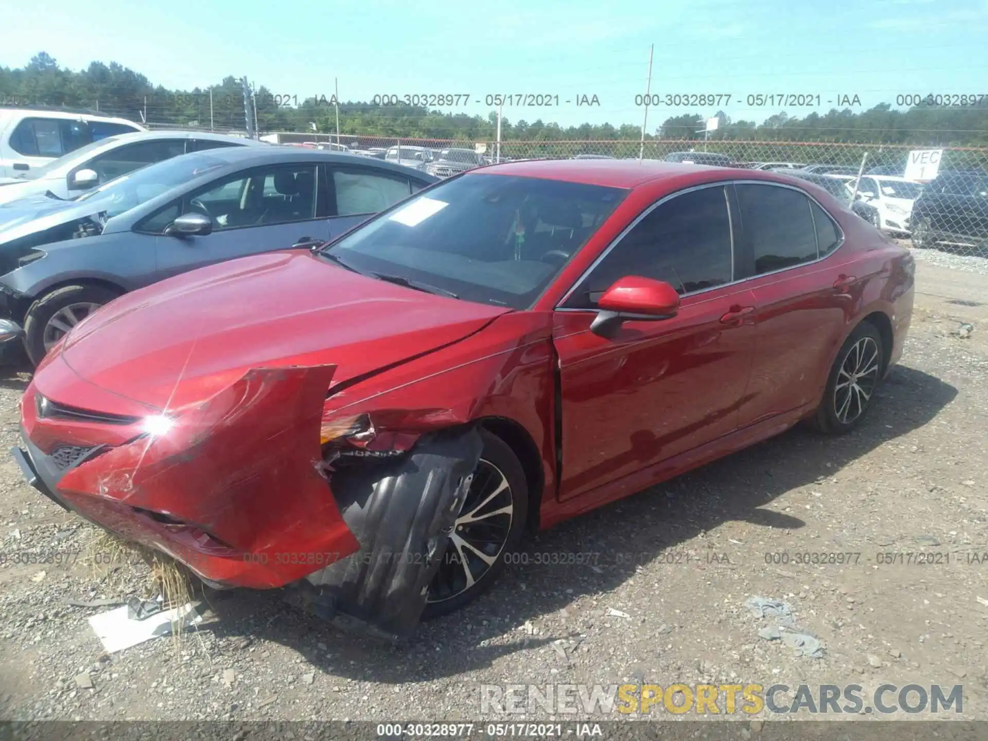 2 Photograph of a damaged car 4T1B11HK0KU244398 TOYOTA CAMRY 2019