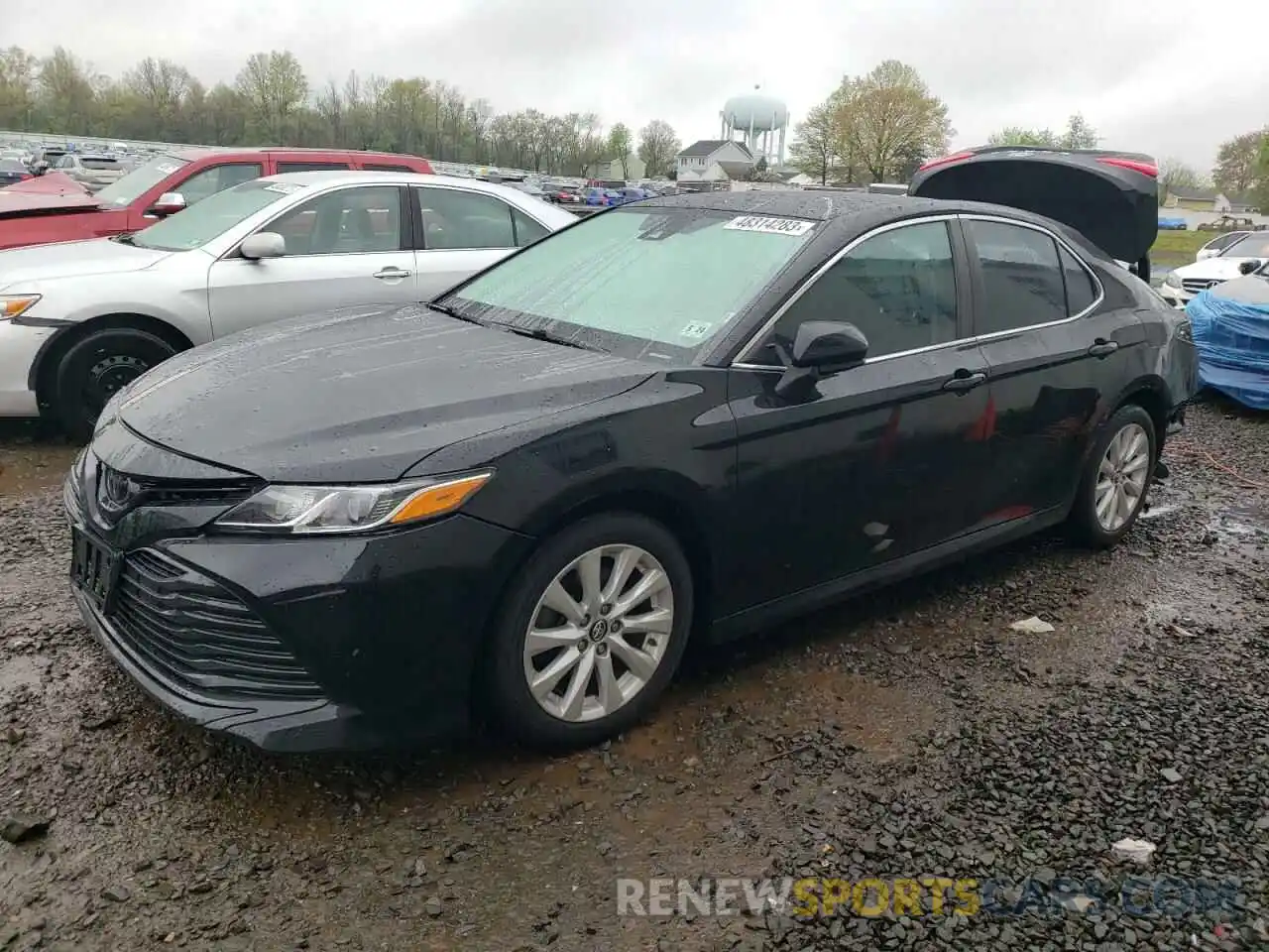 1 Photograph of a damaged car 4T1B11HK0KU244711 TOYOTA CAMRY 2019