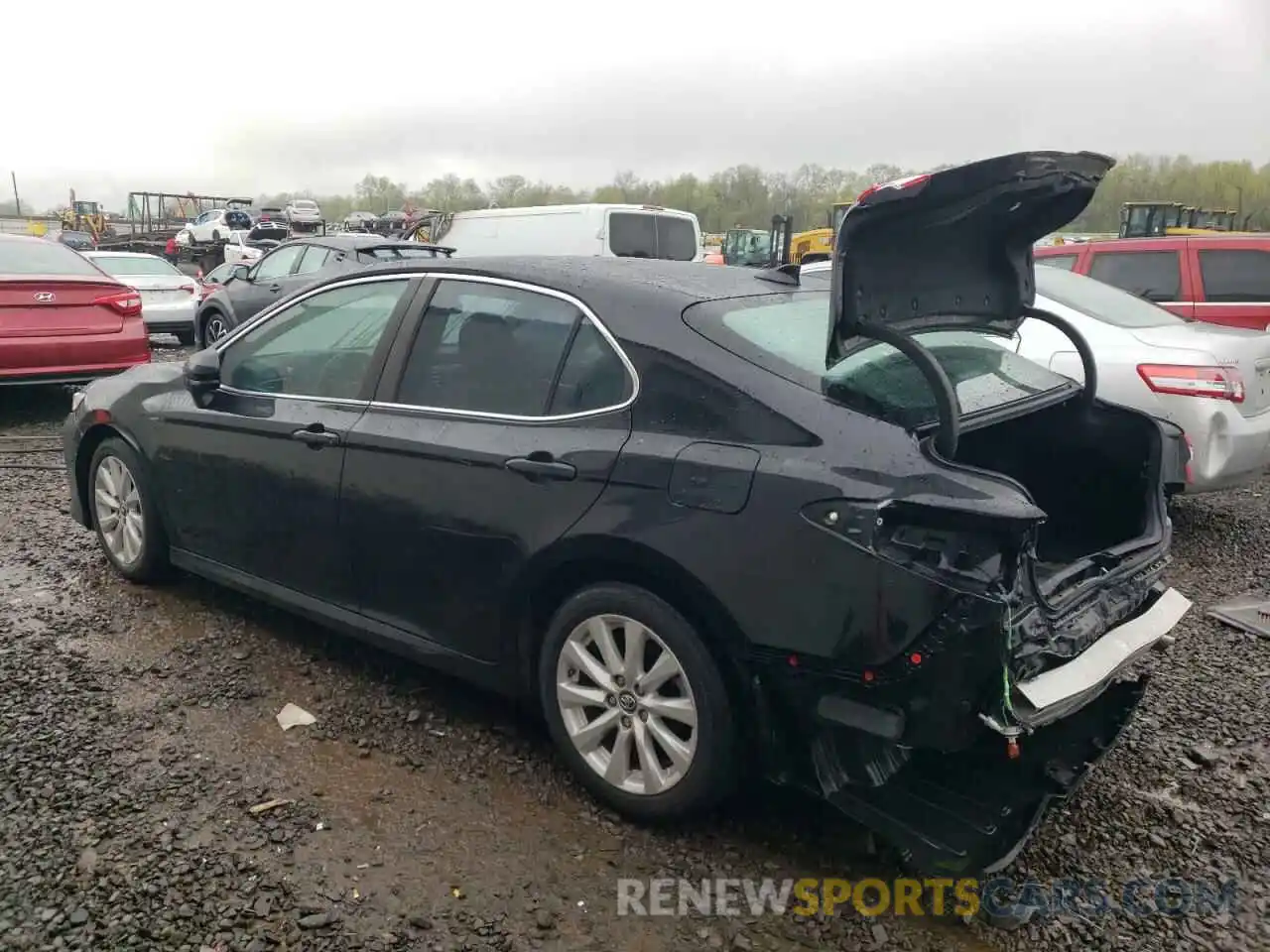 2 Photograph of a damaged car 4T1B11HK0KU244711 TOYOTA CAMRY 2019