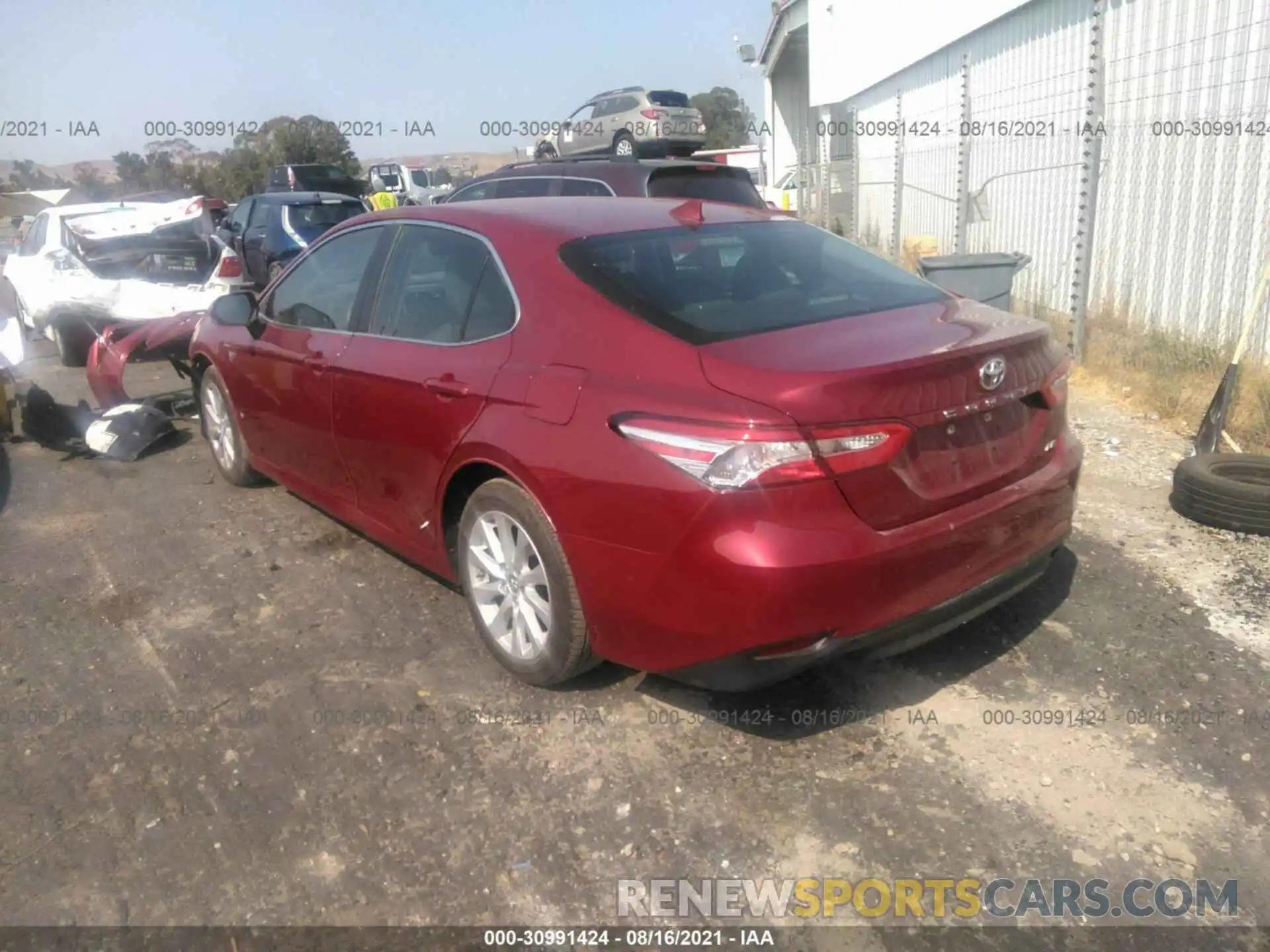 3 Photograph of a damaged car 4T1B11HK0KU246104 TOYOTA CAMRY 2019