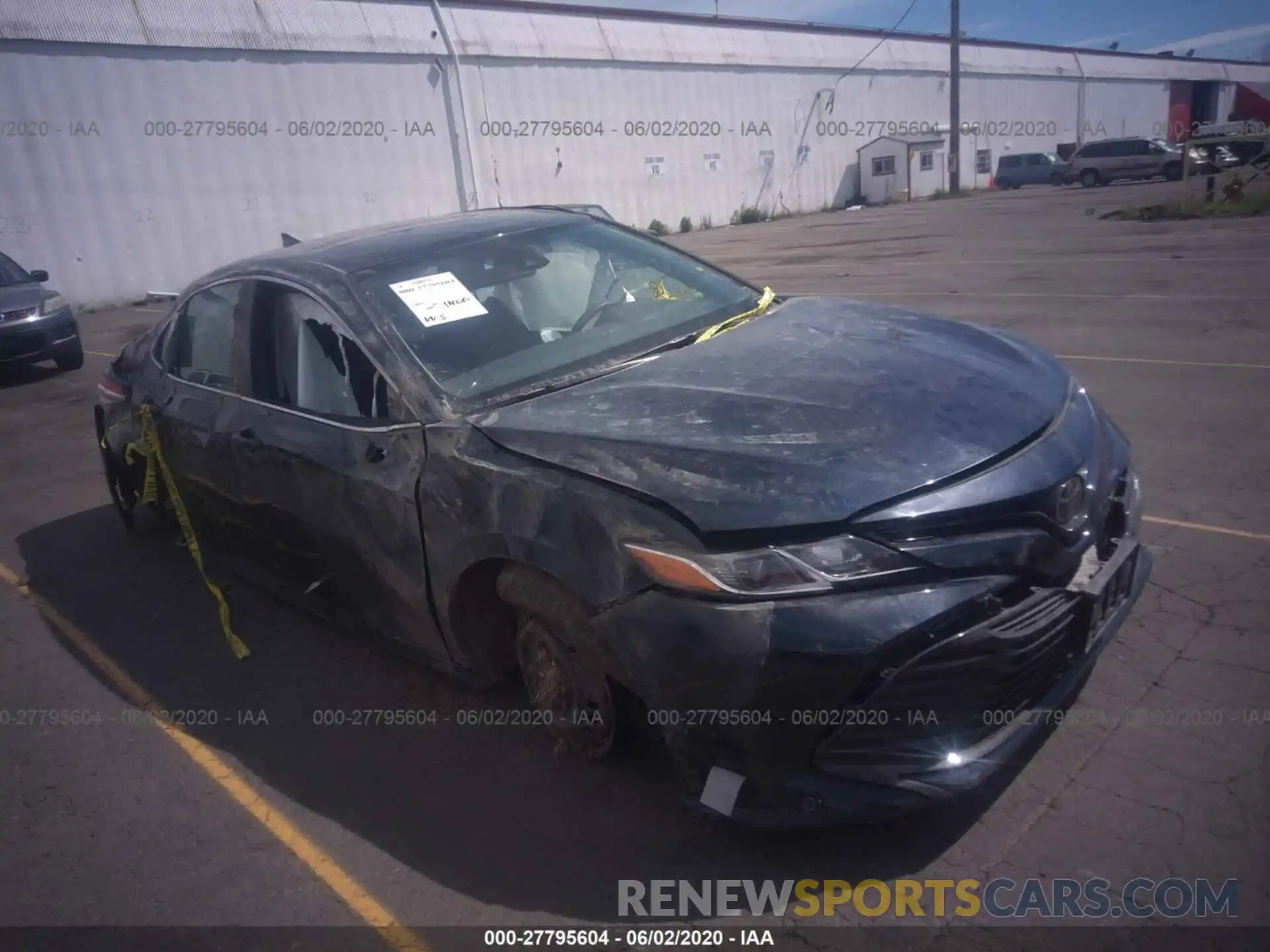 1 Photograph of a damaged car 4T1B11HK0KU247382 TOYOTA CAMRY 2019