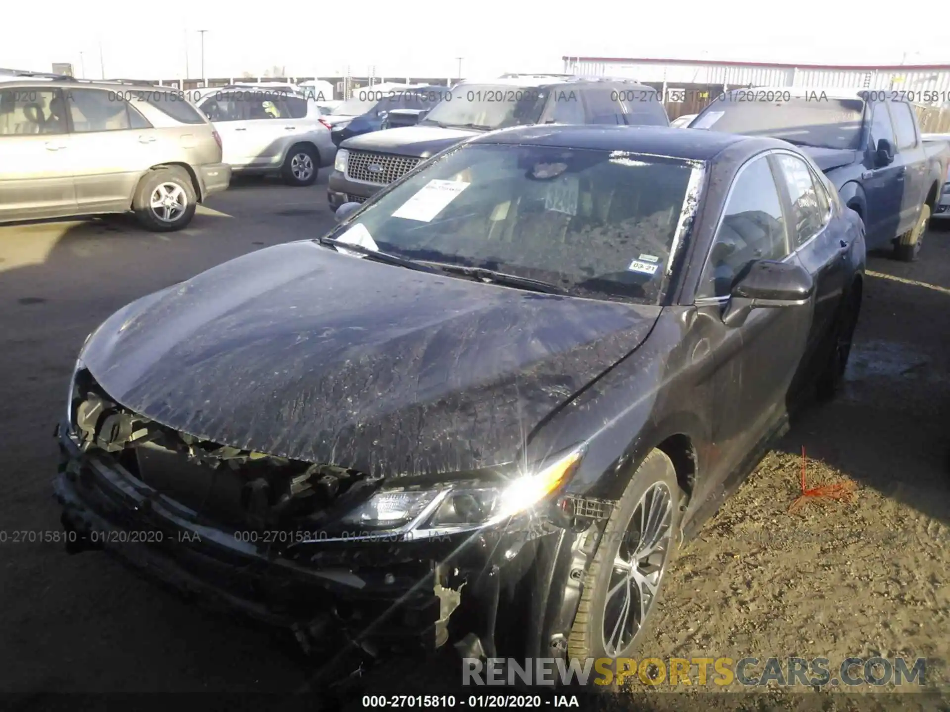 2 Photograph of a damaged car 4T1B11HK0KU247401 TOYOTA CAMRY 2019