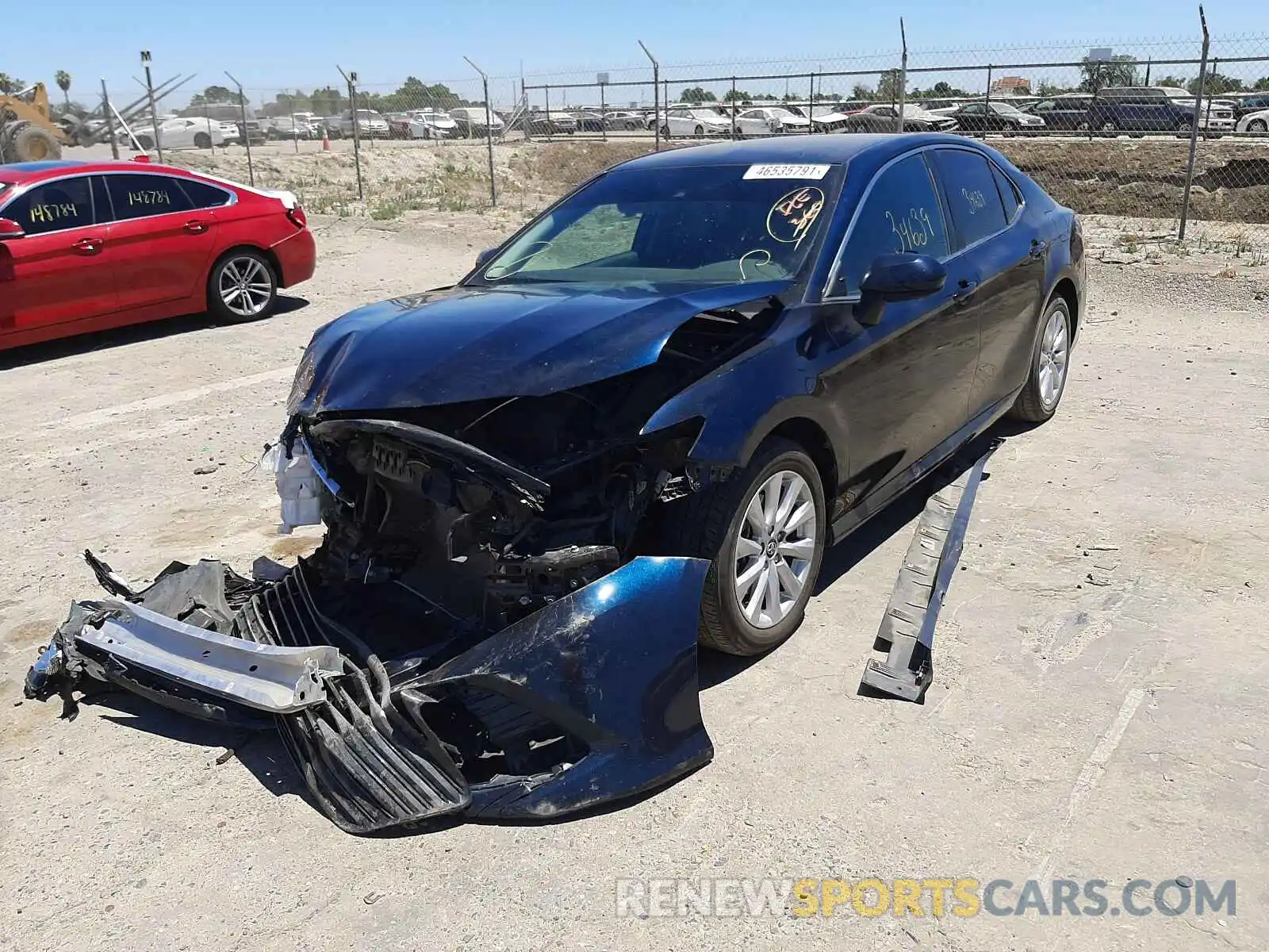 2 Photograph of a damaged car 4T1B11HK0KU247754 TOYOTA CAMRY 2019