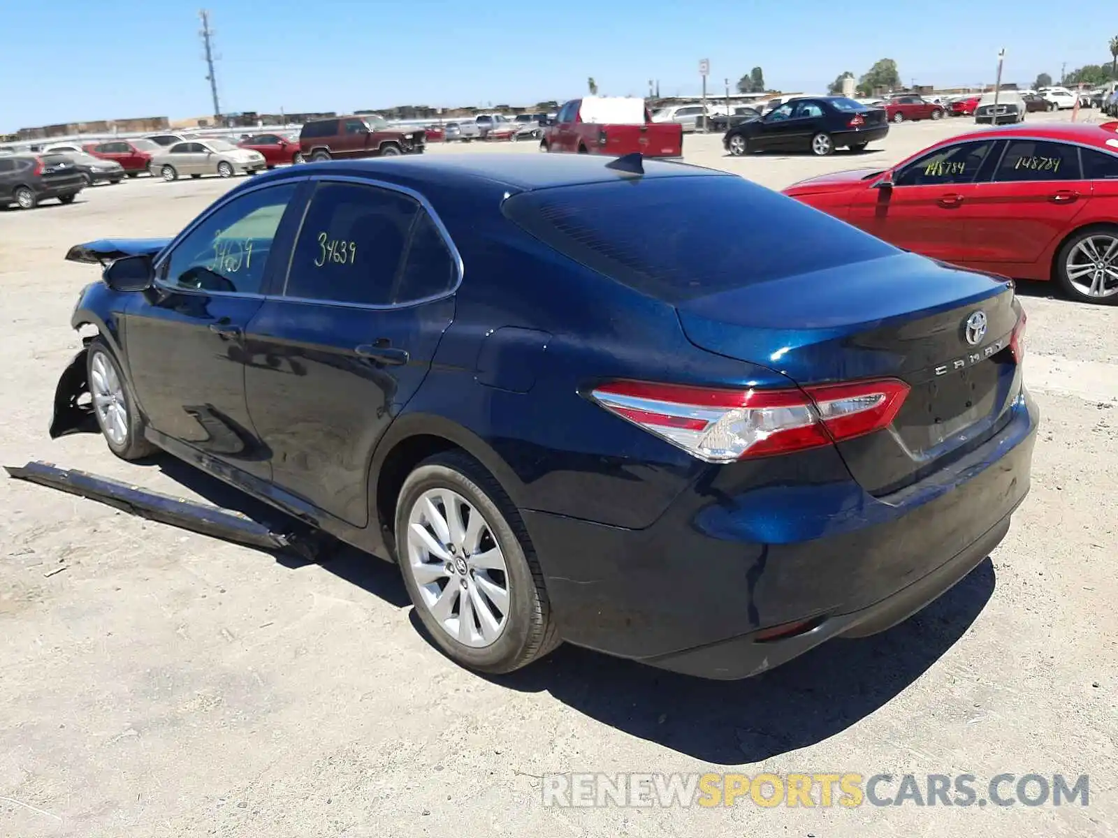 3 Photograph of a damaged car 4T1B11HK0KU247754 TOYOTA CAMRY 2019