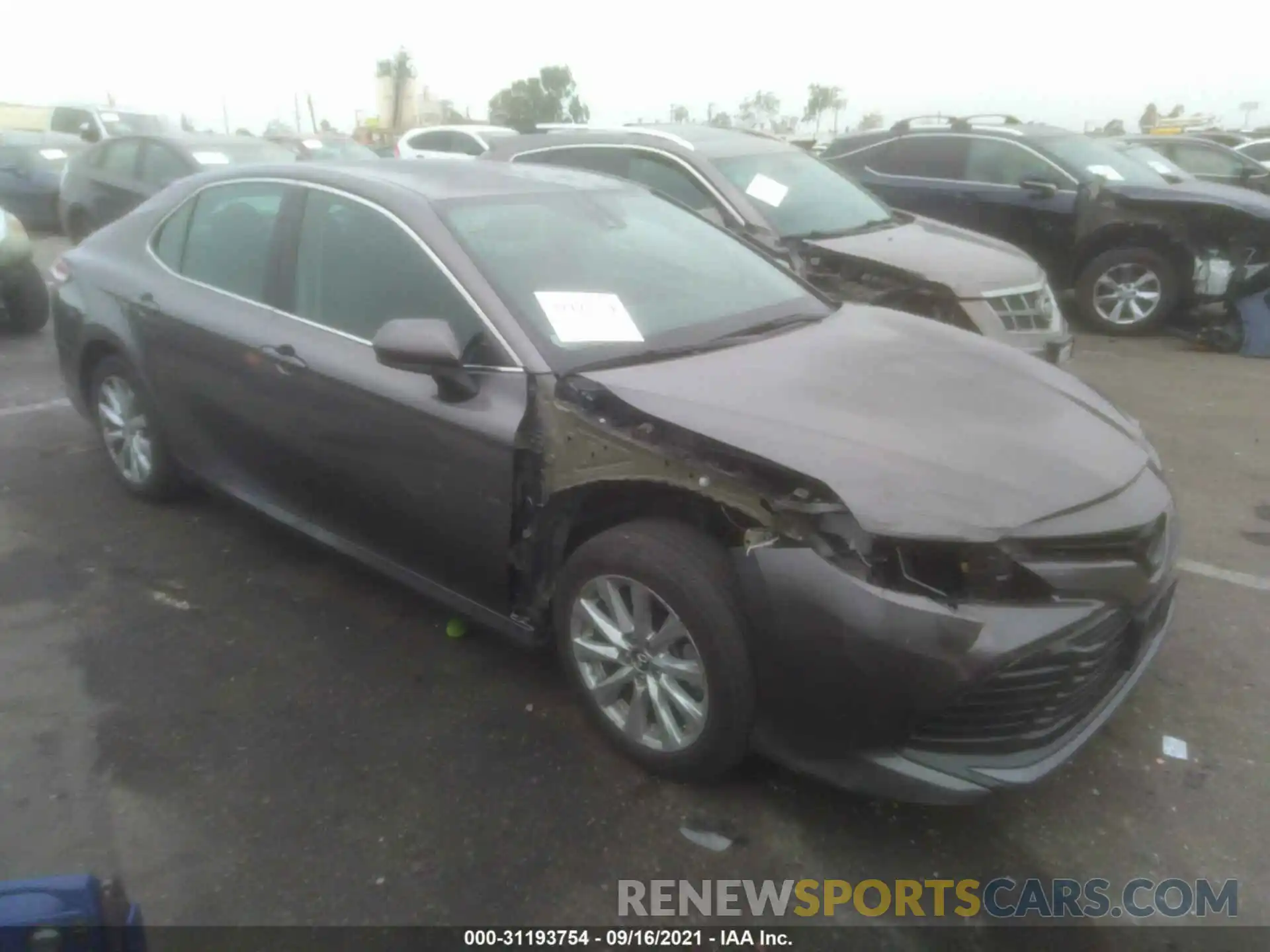 1 Photograph of a damaged car 4T1B11HK0KU248497 TOYOTA CAMRY 2019