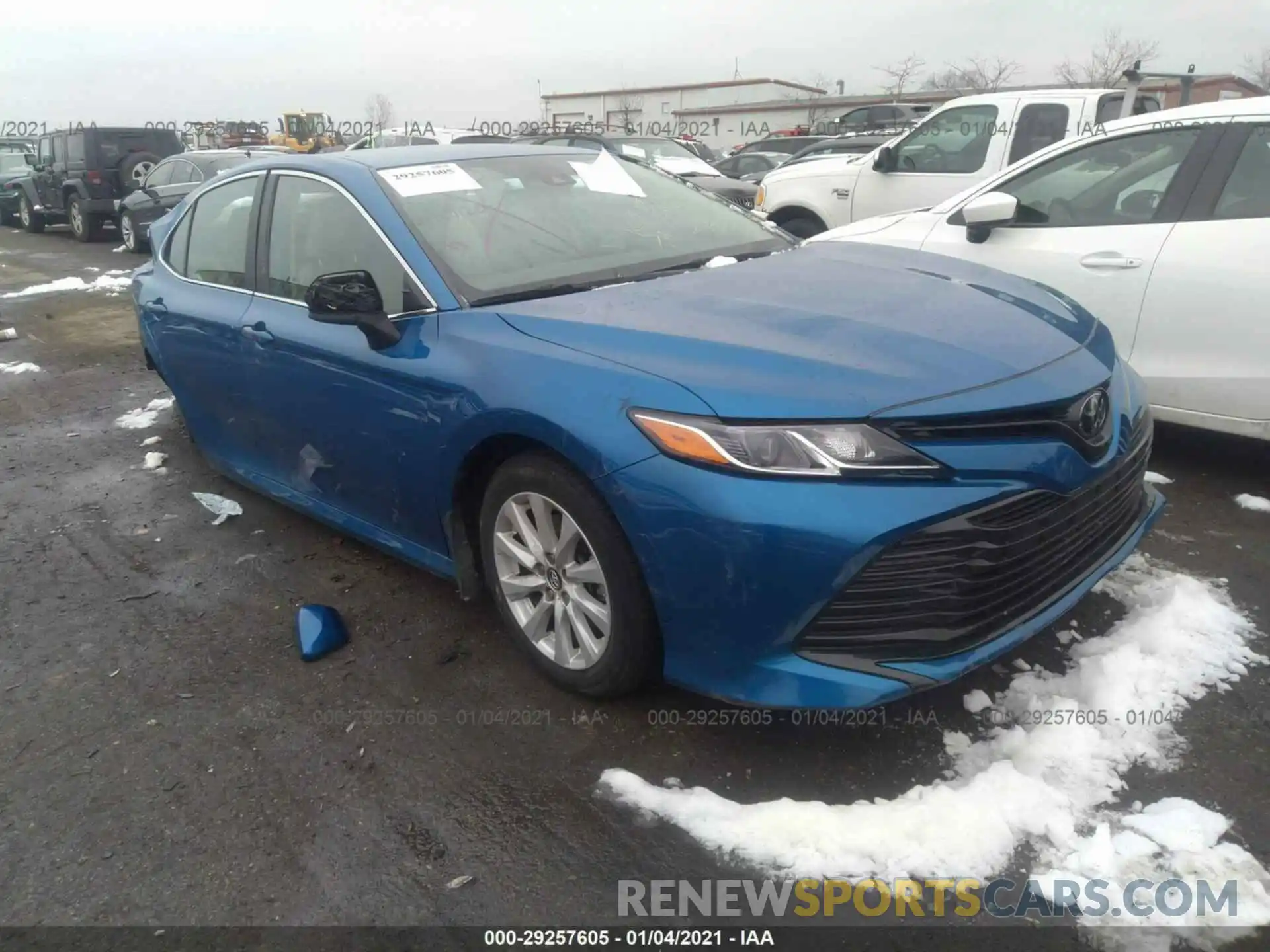 1 Photograph of a damaged car 4T1B11HK0KU251027 TOYOTA CAMRY 2019