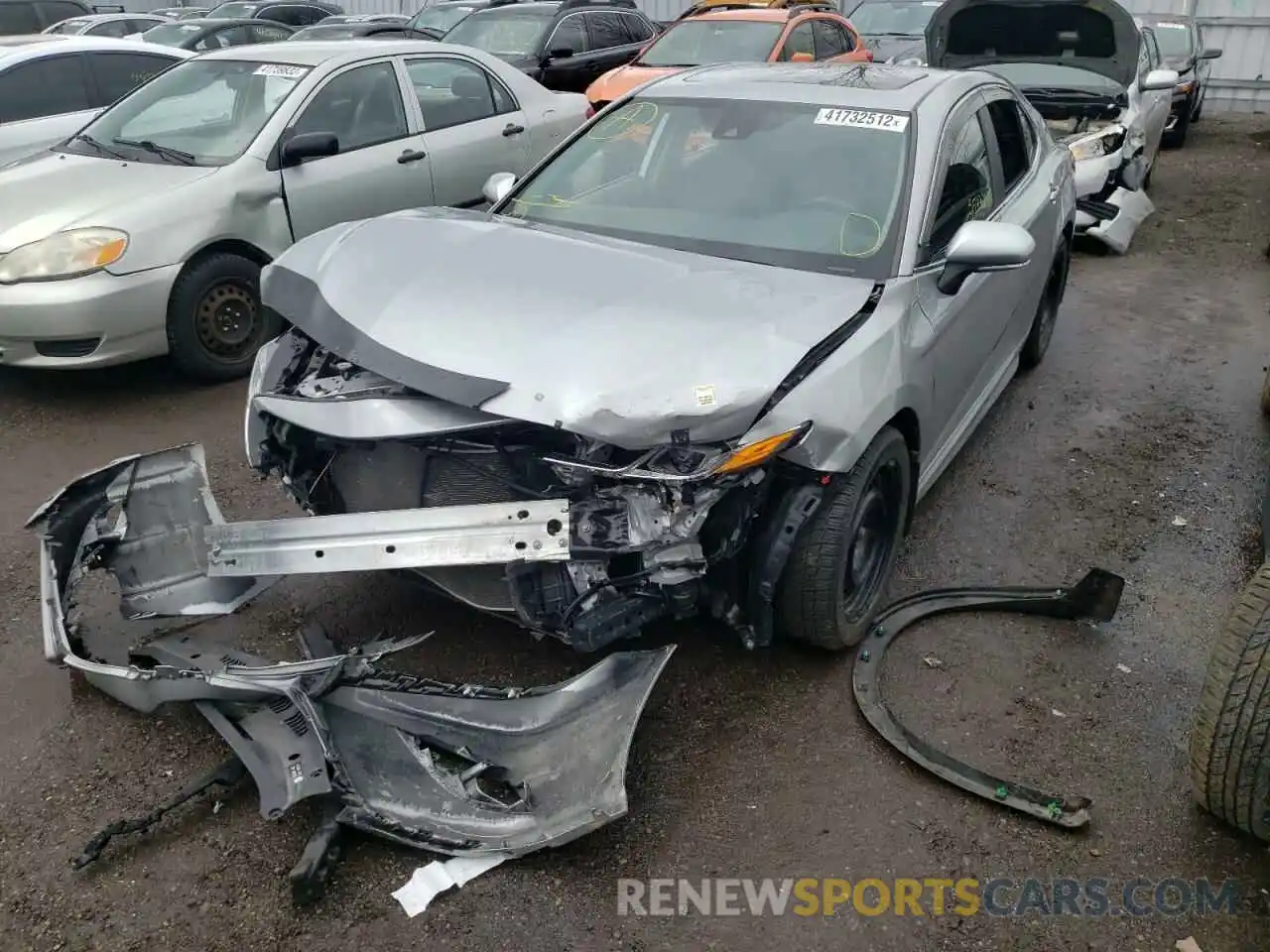 2 Photograph of a damaged car 4T1B11HK0KU252355 TOYOTA CAMRY 2019