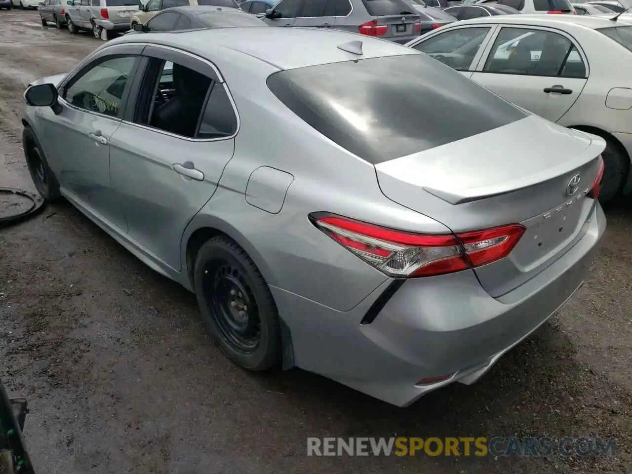 3 Photograph of a damaged car 4T1B11HK0KU252355 TOYOTA CAMRY 2019